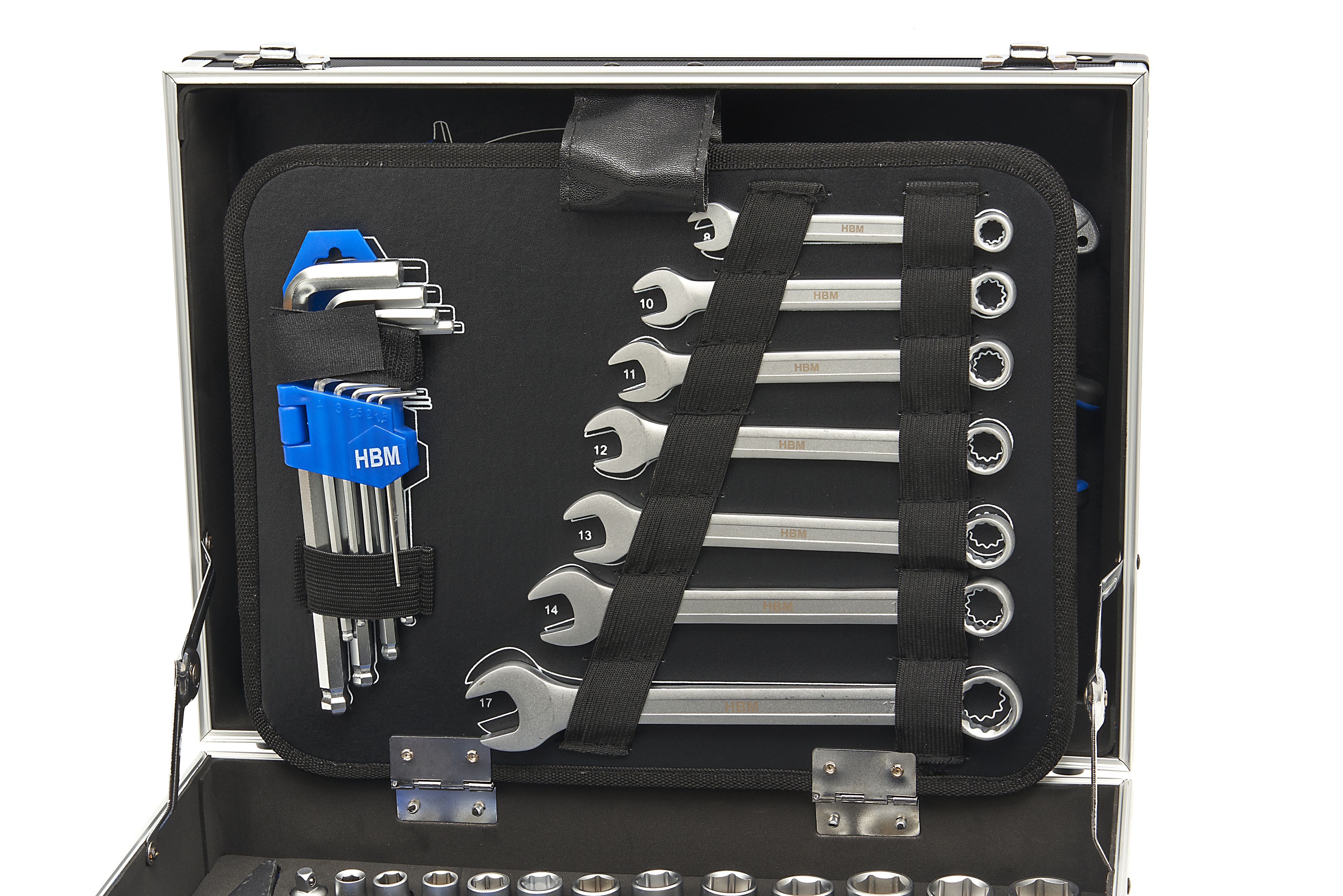 HBM 82 Delige Professionele Gereedschapskoffer, Gereedschapsset met EVA Inlay Image 5