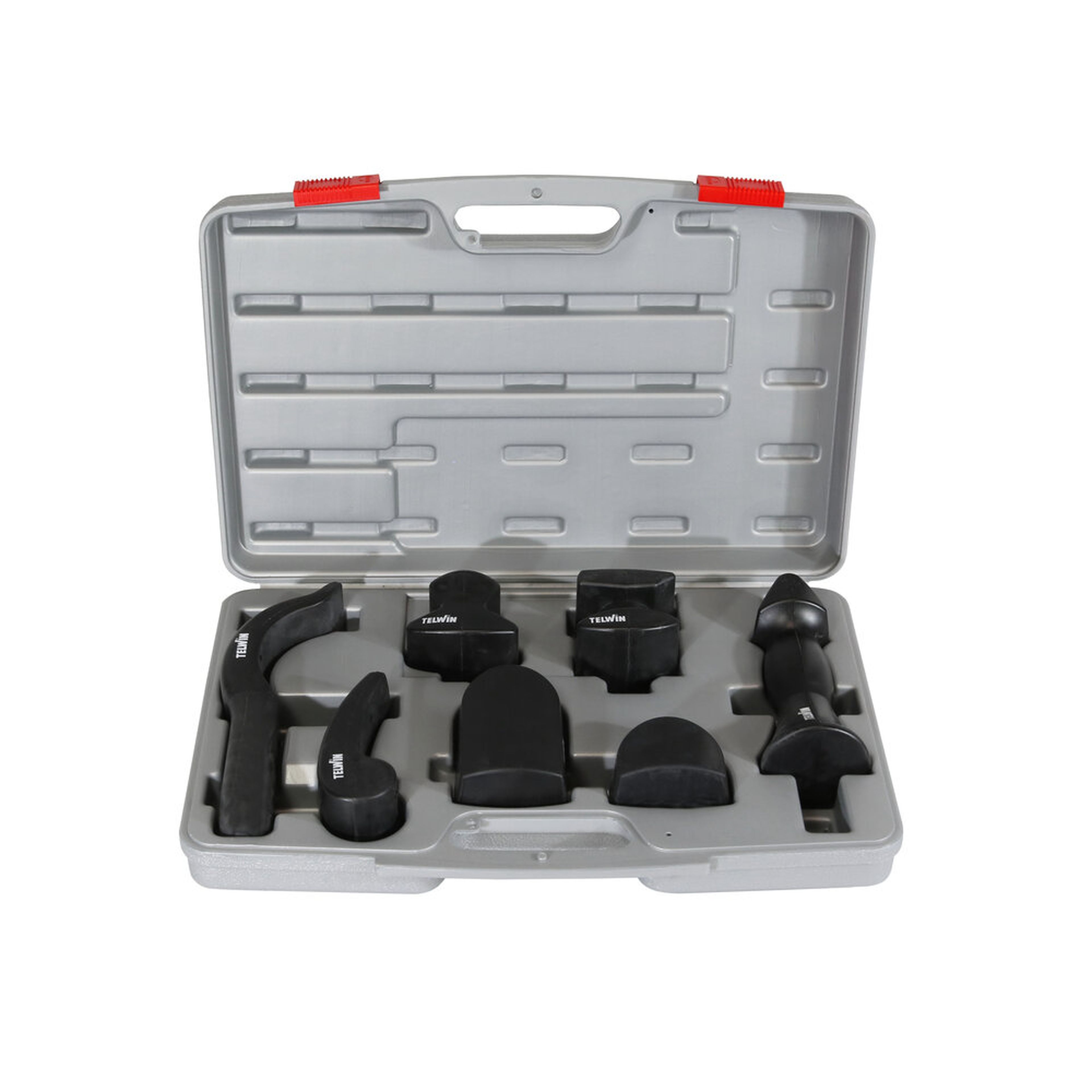 Telwin kit 7-delige stukhamer set, rubber coating