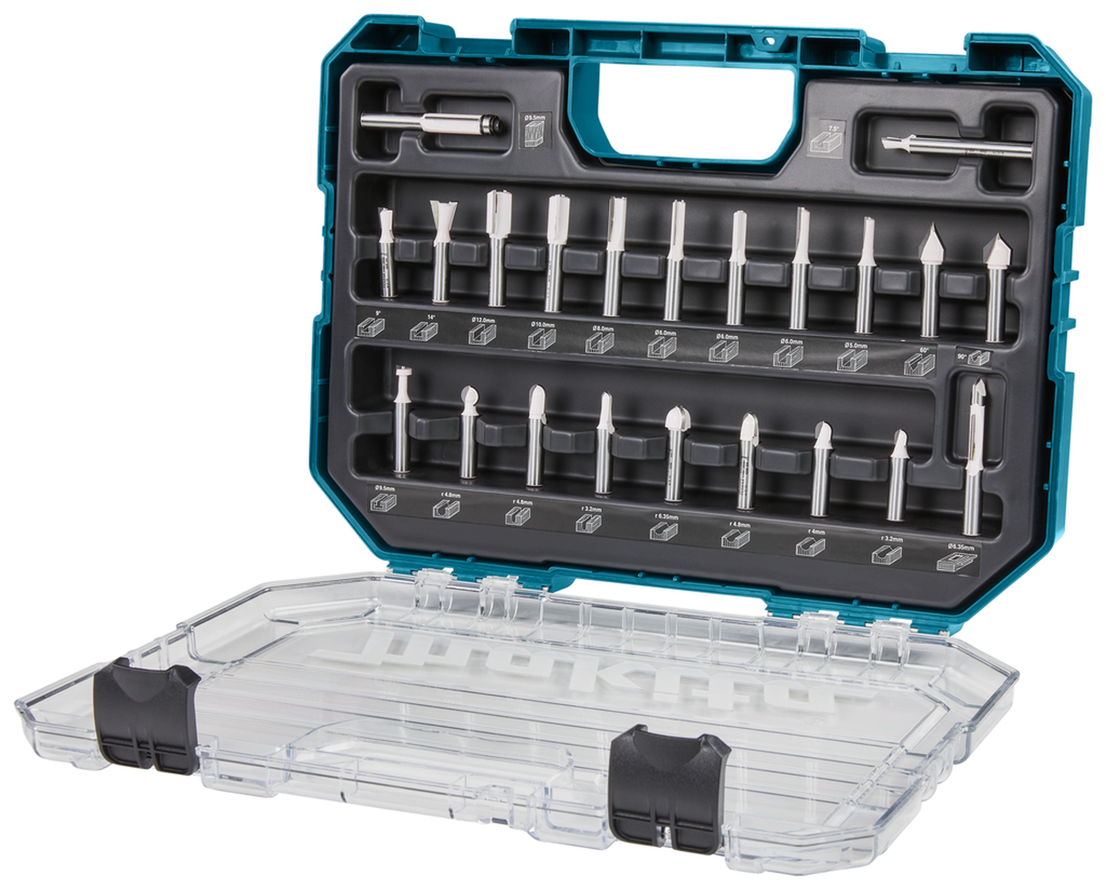 Makita freesset 8 mm, 22-delig, D-74784 Image 5