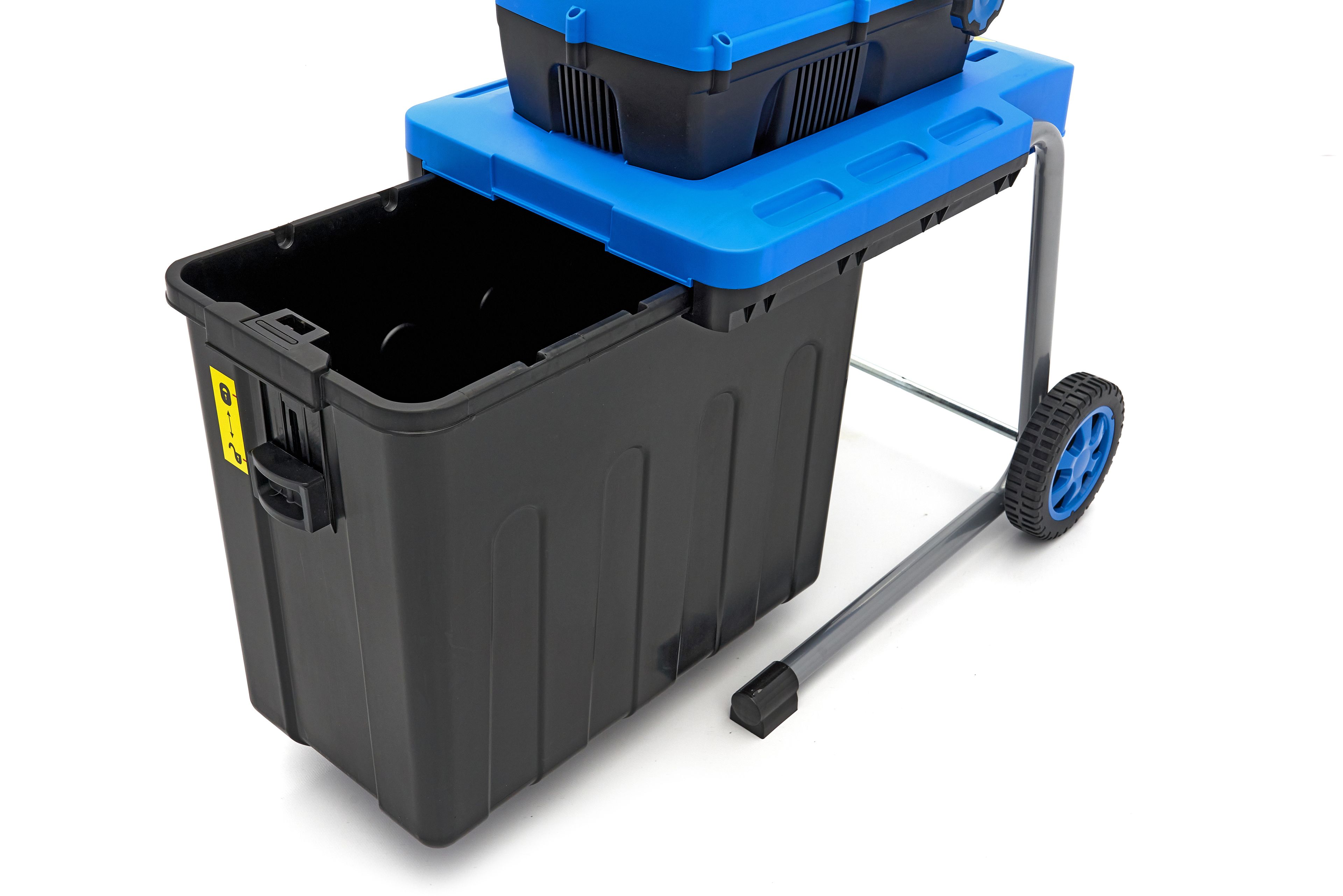 HBM Broyeur électrique silencieux 2 800 W - Broyeur de jardin / Déchiqueteuse pour branches de 45 mm Image 6