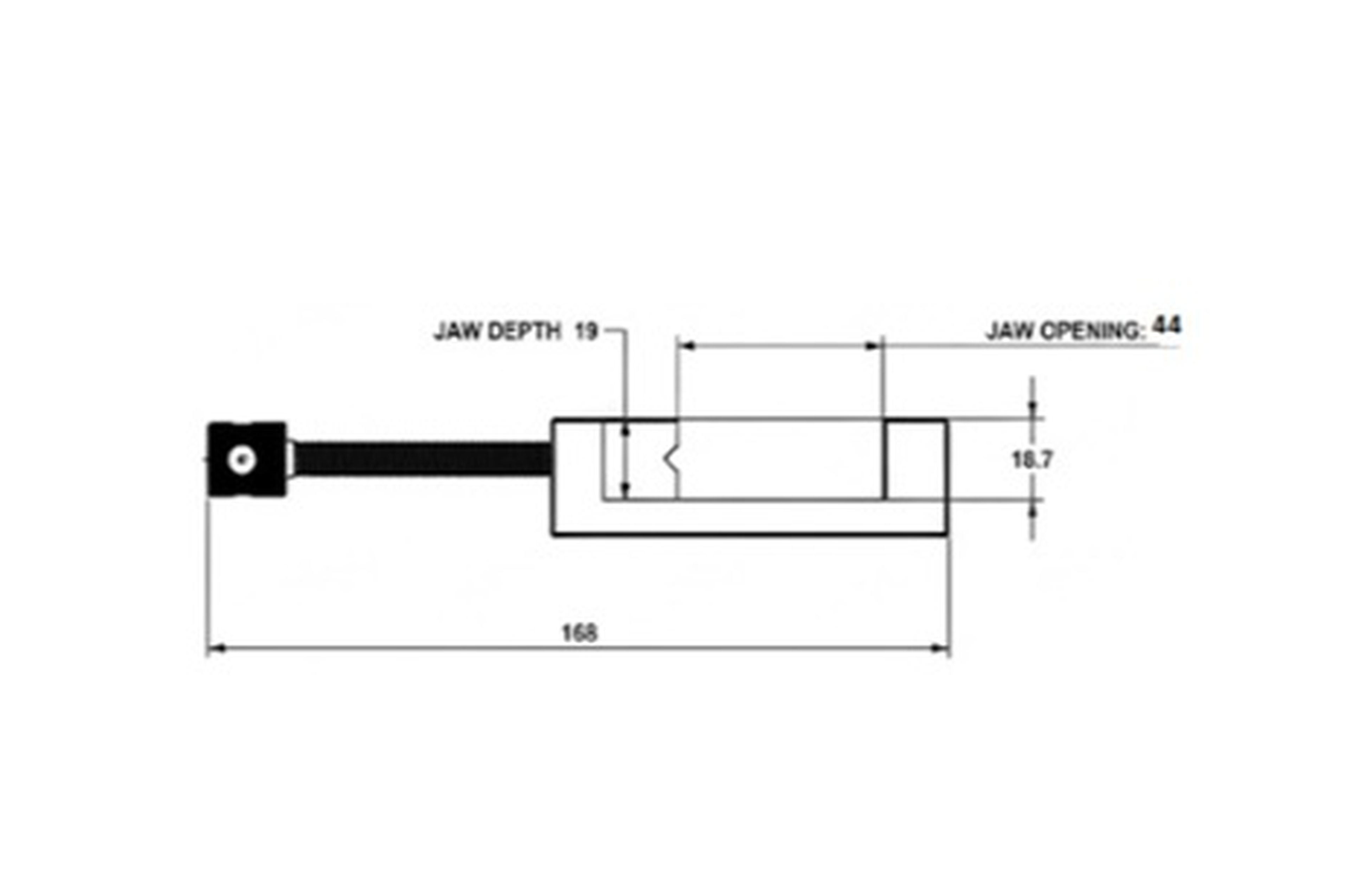 HBM Machineklem voor Hoogtesupport Model 1 Image 6