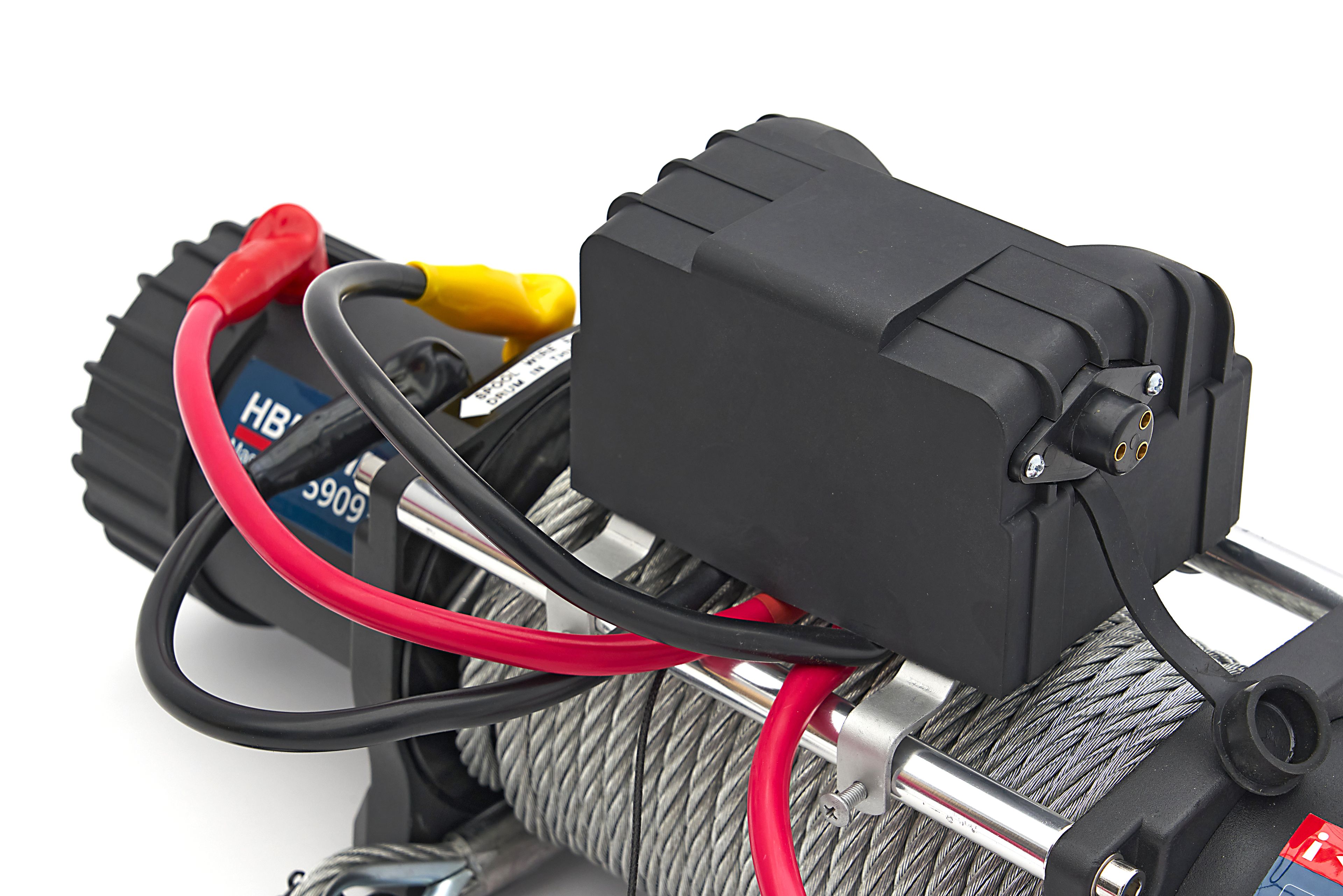 HBM 2000 kg 12 Volt Cabrestante Profesional de Bumper con control remoto fijo y inalámbrico Image 8