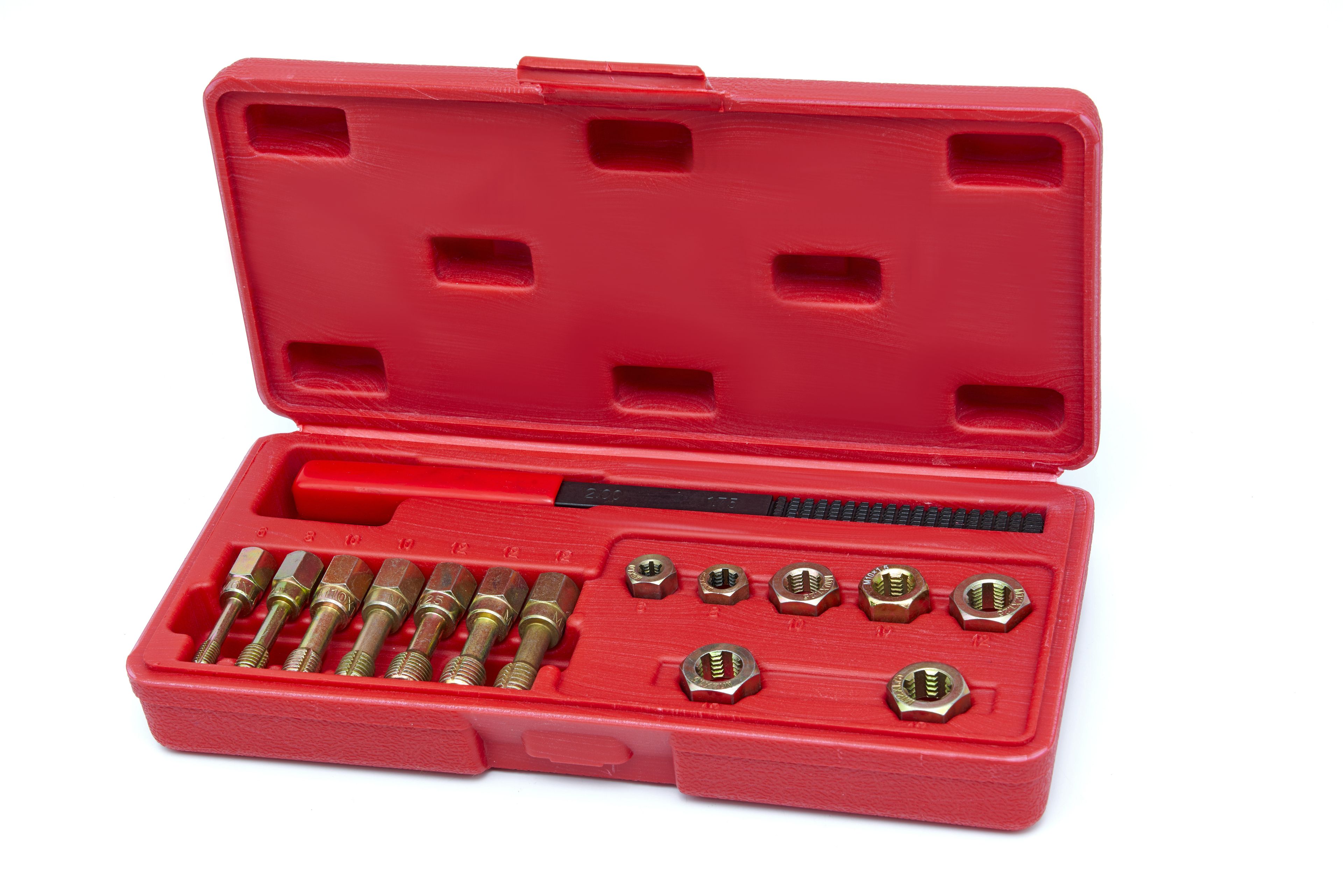 HBM - Jeu de 15 pièces pour taraudage et coupe, y compris une lime pour filetage Image 5