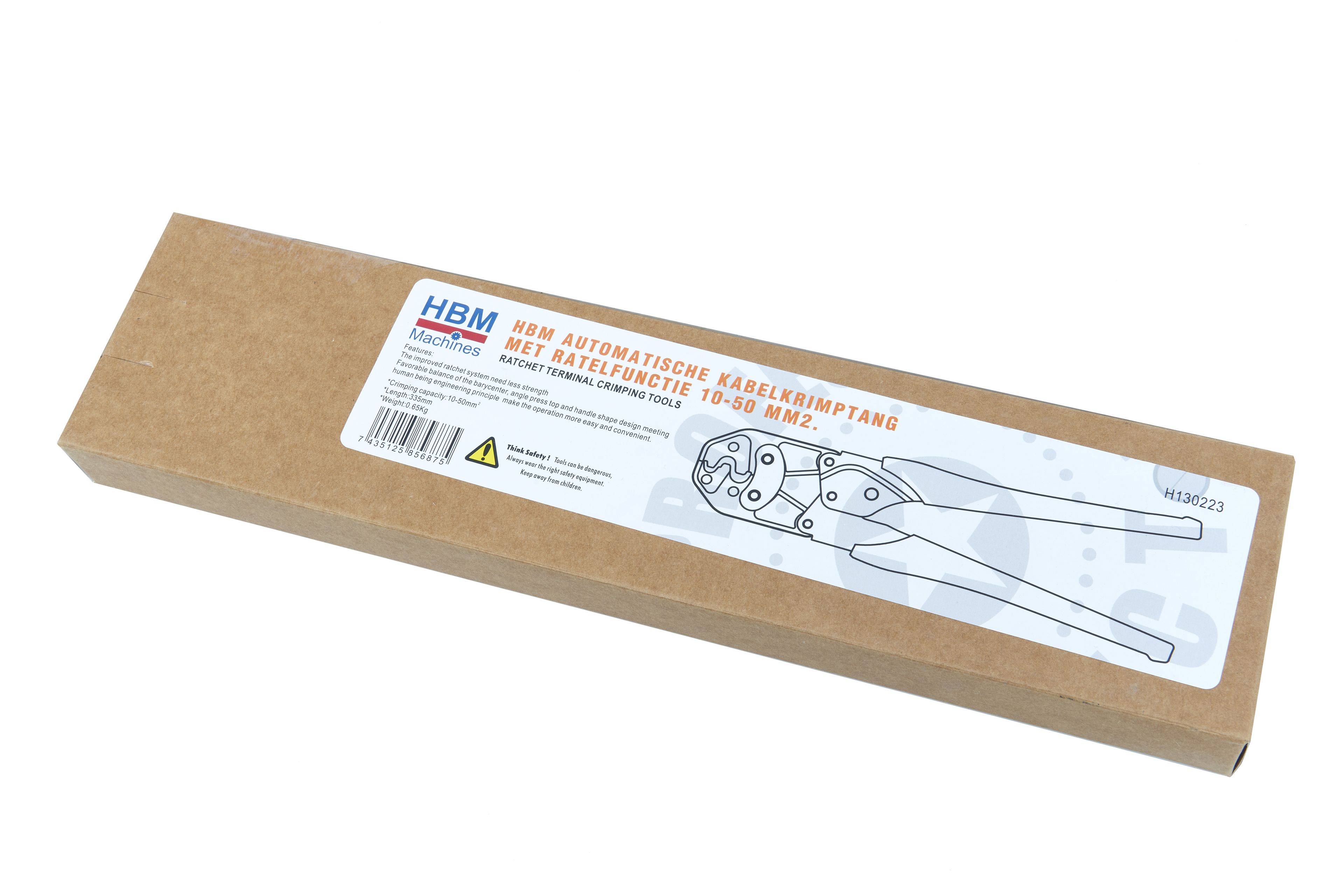 HBM Pince automatique à sertir les câbles avec fonction de cliquet 10 - 50 mm2. Image 6