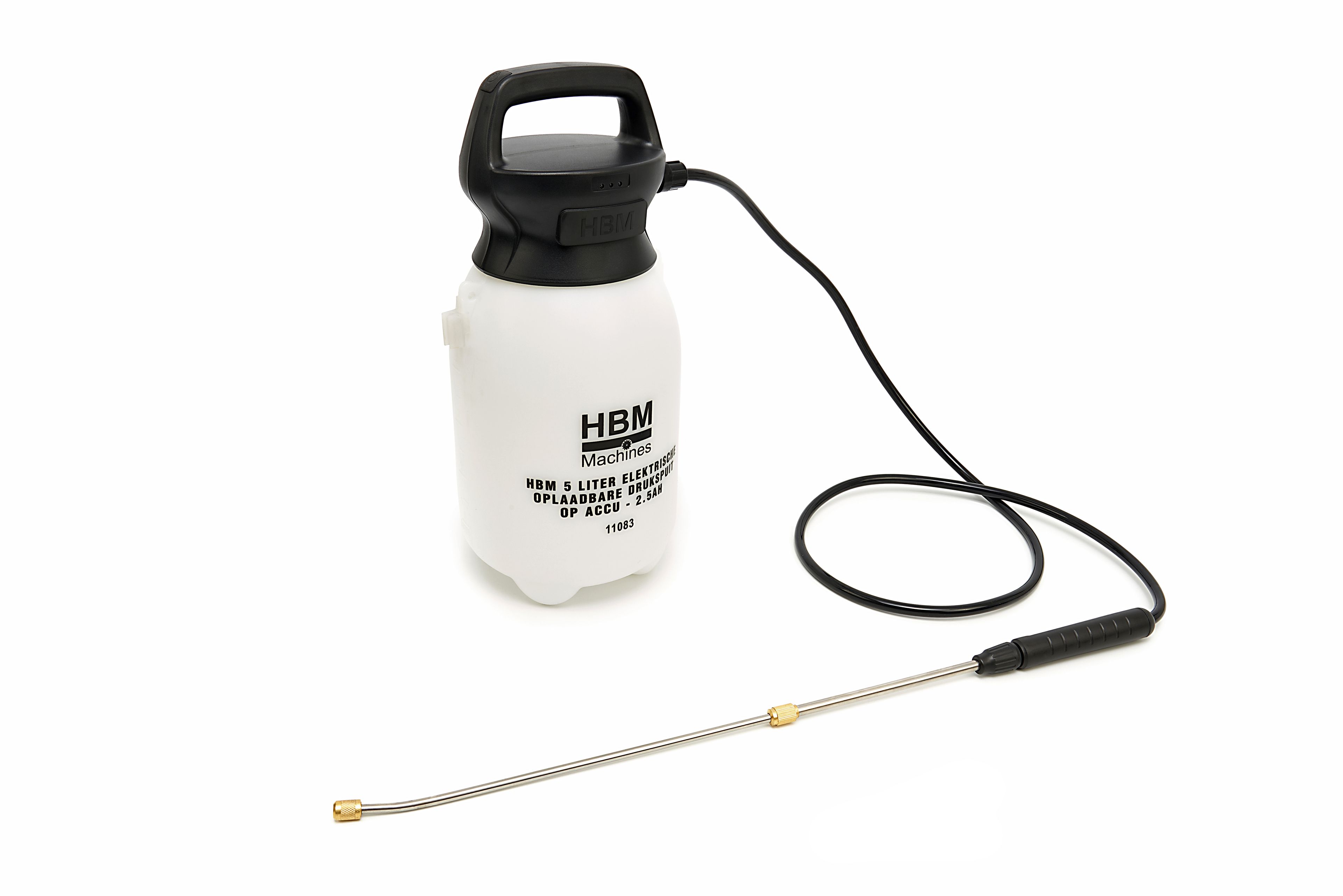 HBM Pulvérisateur électrique à pression rechargeable de 5 litres sur batterie - 2.5Ah