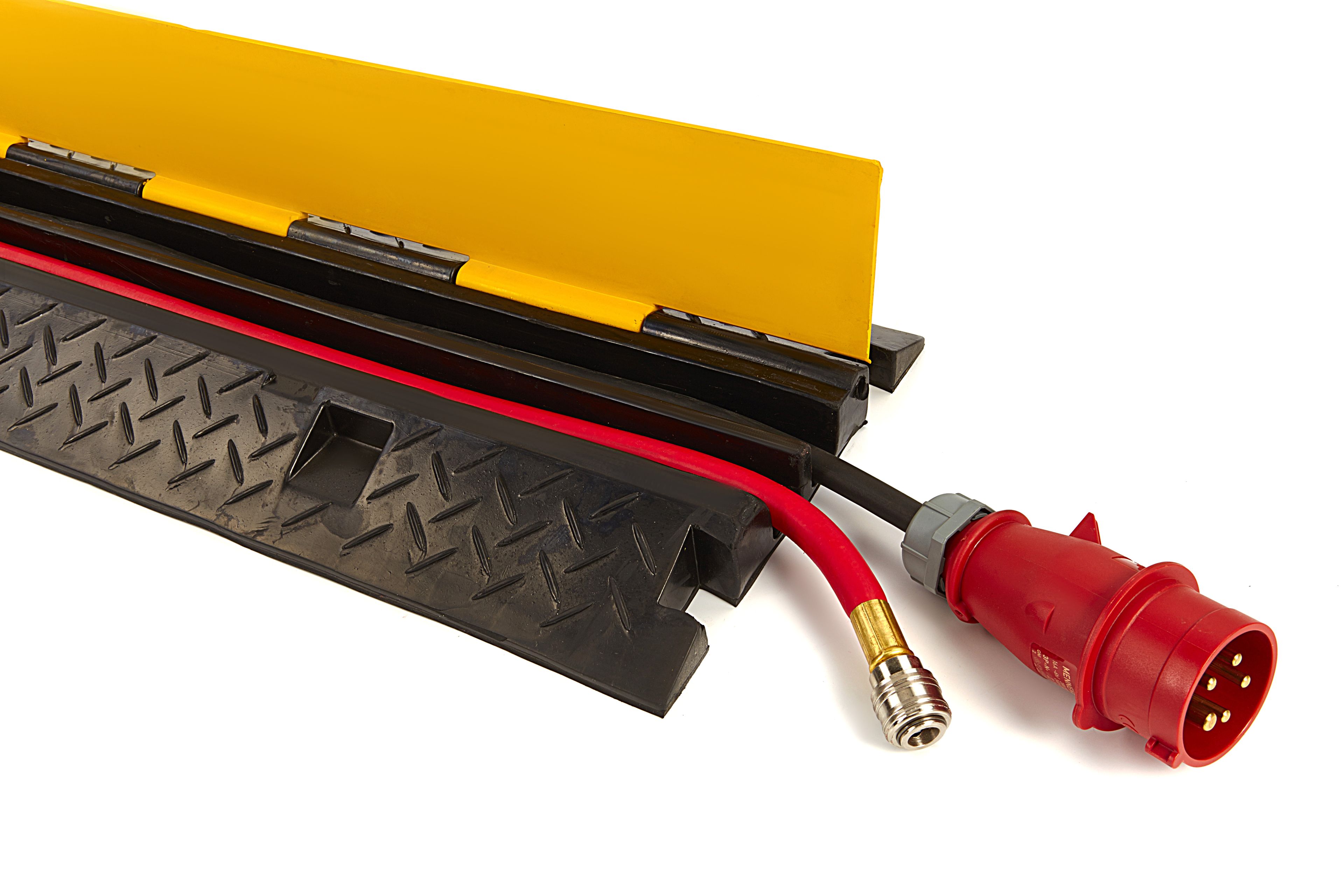 HBM 100 cm Pont de câbles / Chemin de câbles avec volet et 2 canaux Image 6