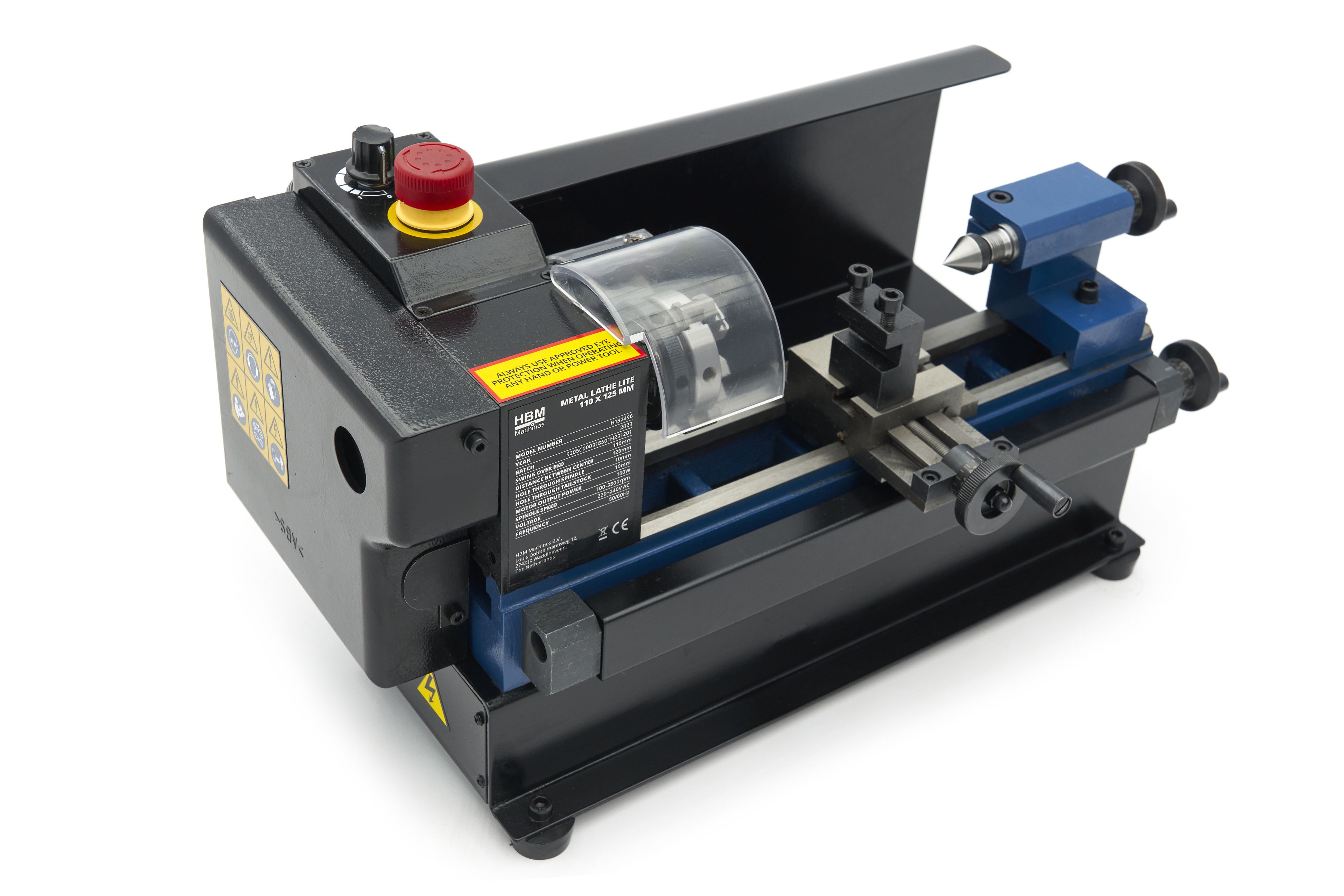 HBM mini tornio per metallo 110 x 125 lite Image 3