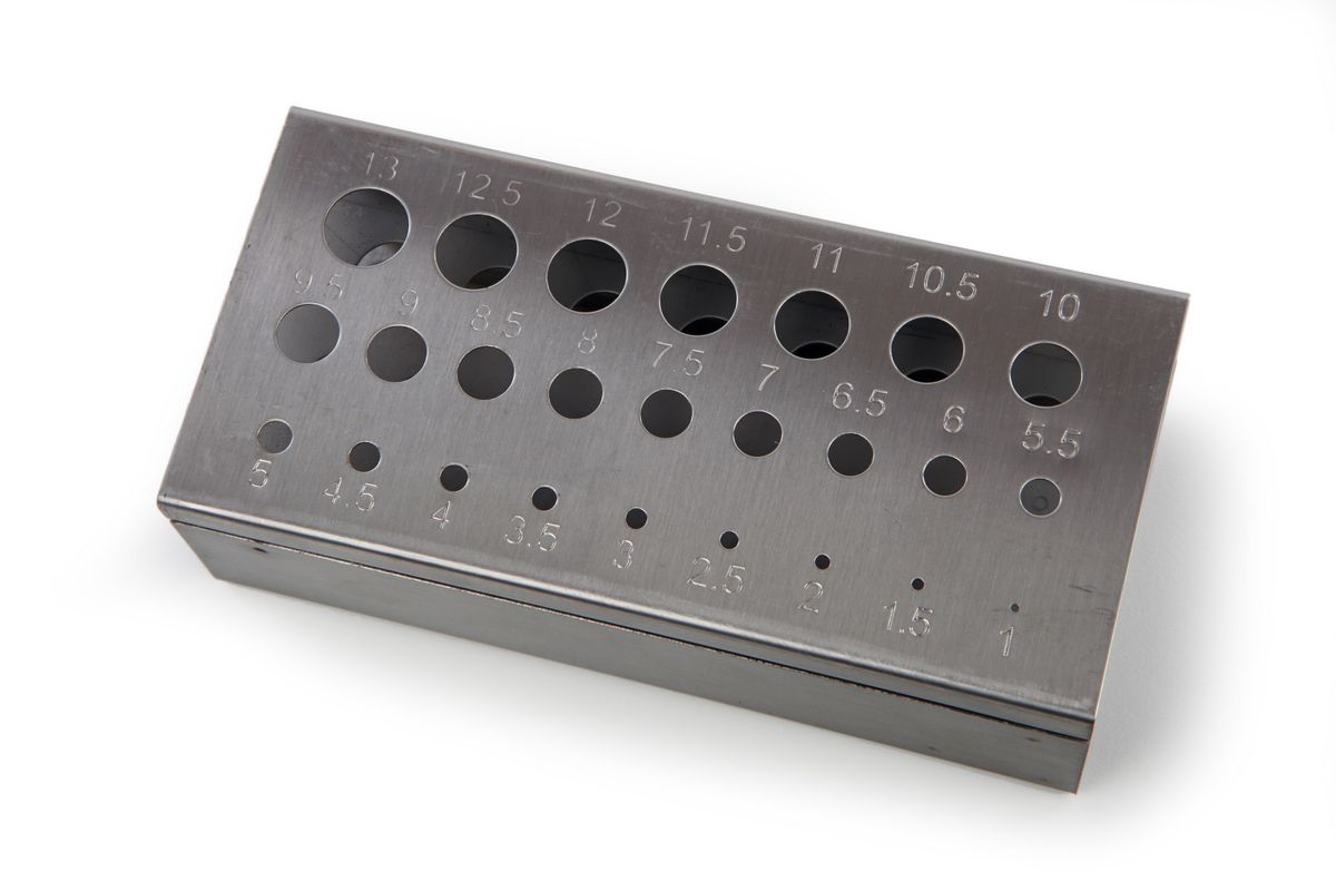 Soporte de perforación HBM RVS 1 - 13 mm
