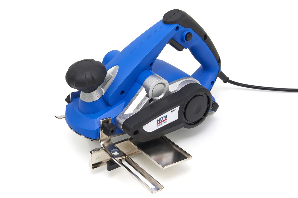 HBM 900 Watt. Professionele Elektrische Schaaf met een Schaafbreedte van 82 mm en 15,5 mm. Felsdiepte