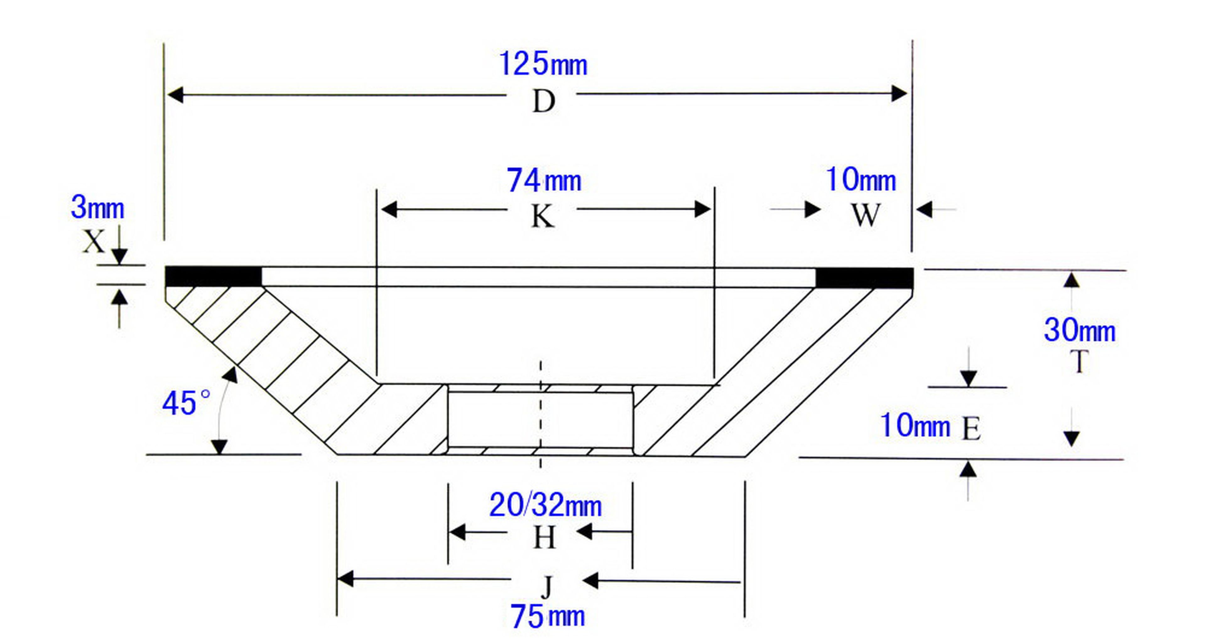 HBM Diamant-Schleifsteine 100 mm | Modell 2 Image 5