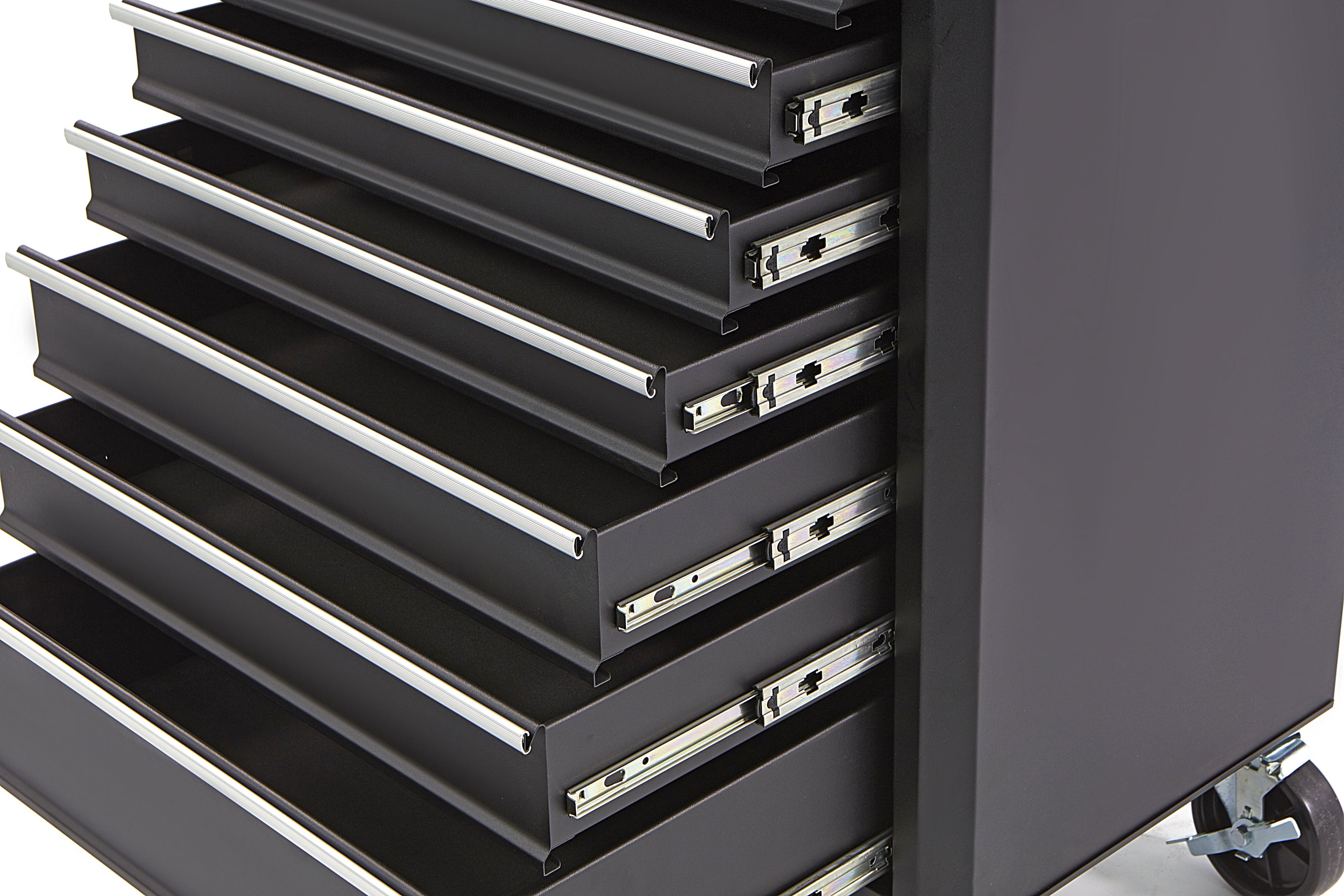 HBM gereedschapswagen met 7 laden, 66 cm, zwart Image 5