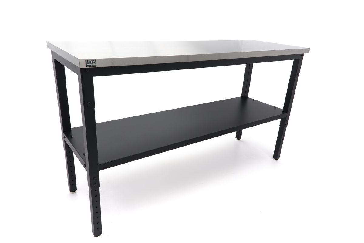 Banco de trabajo HBM de acero inoxidable 182 cm