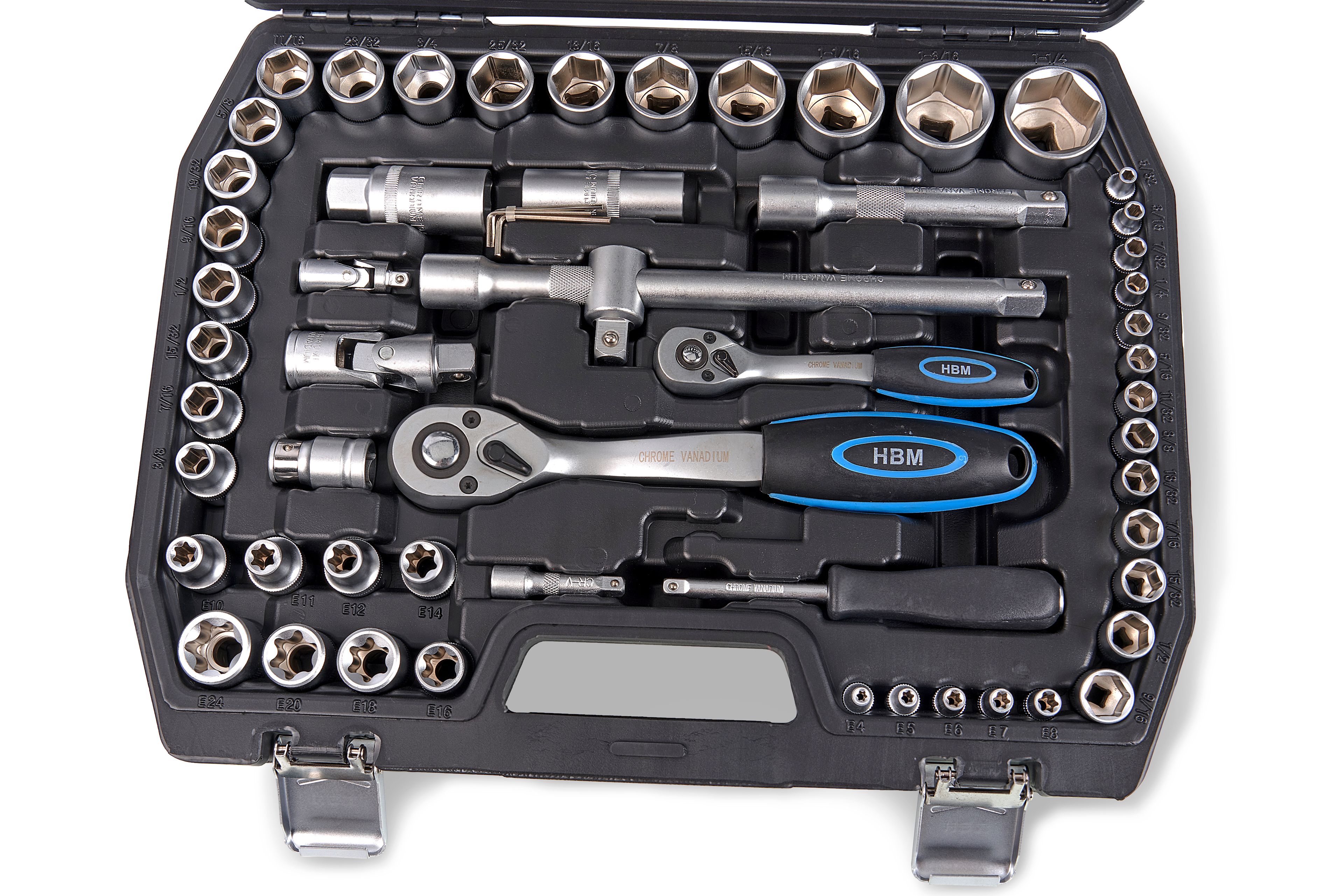 HBM 108 Delige Professionele Doppenset INCH Maten Image 2