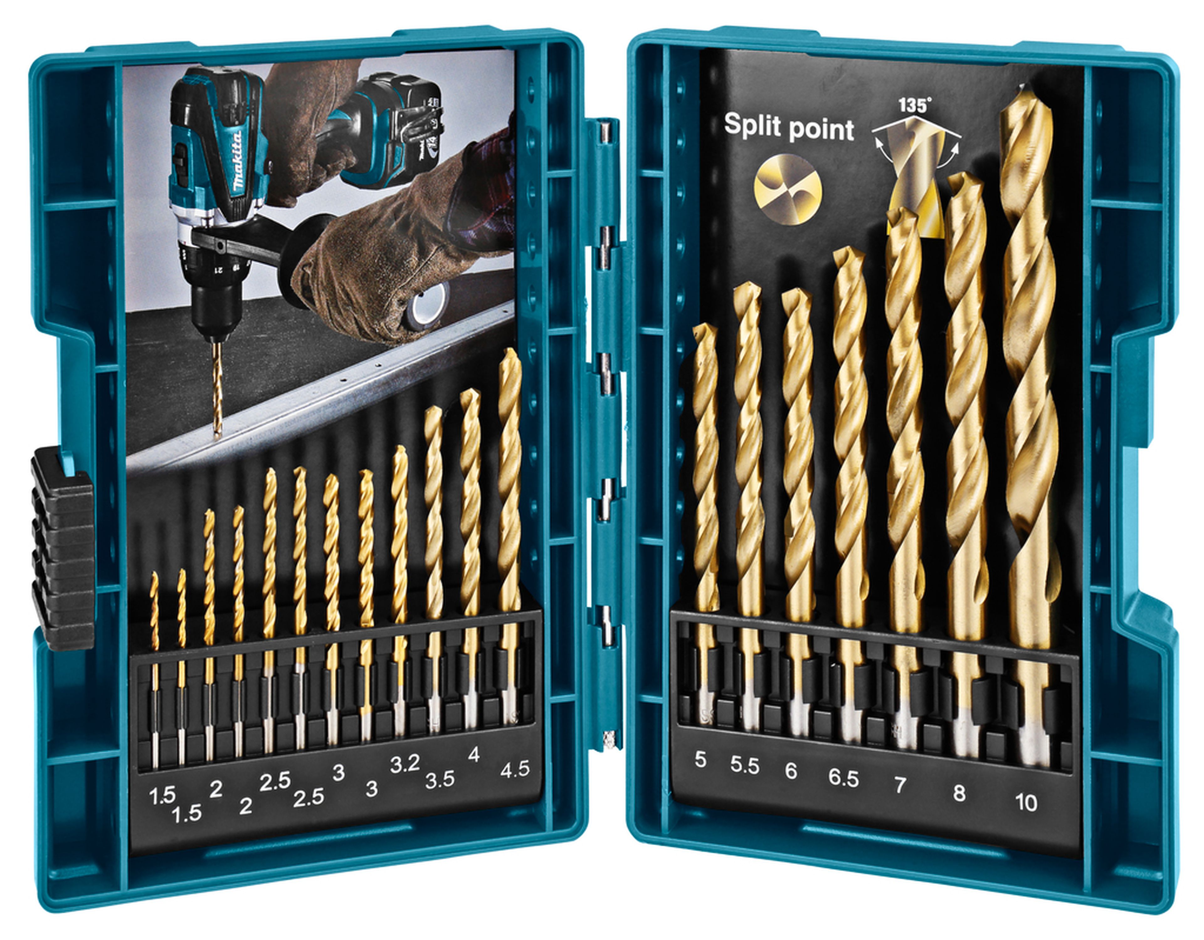 Conjunto de brocas para metal Makita de 19 piezas D-67527 Image 5