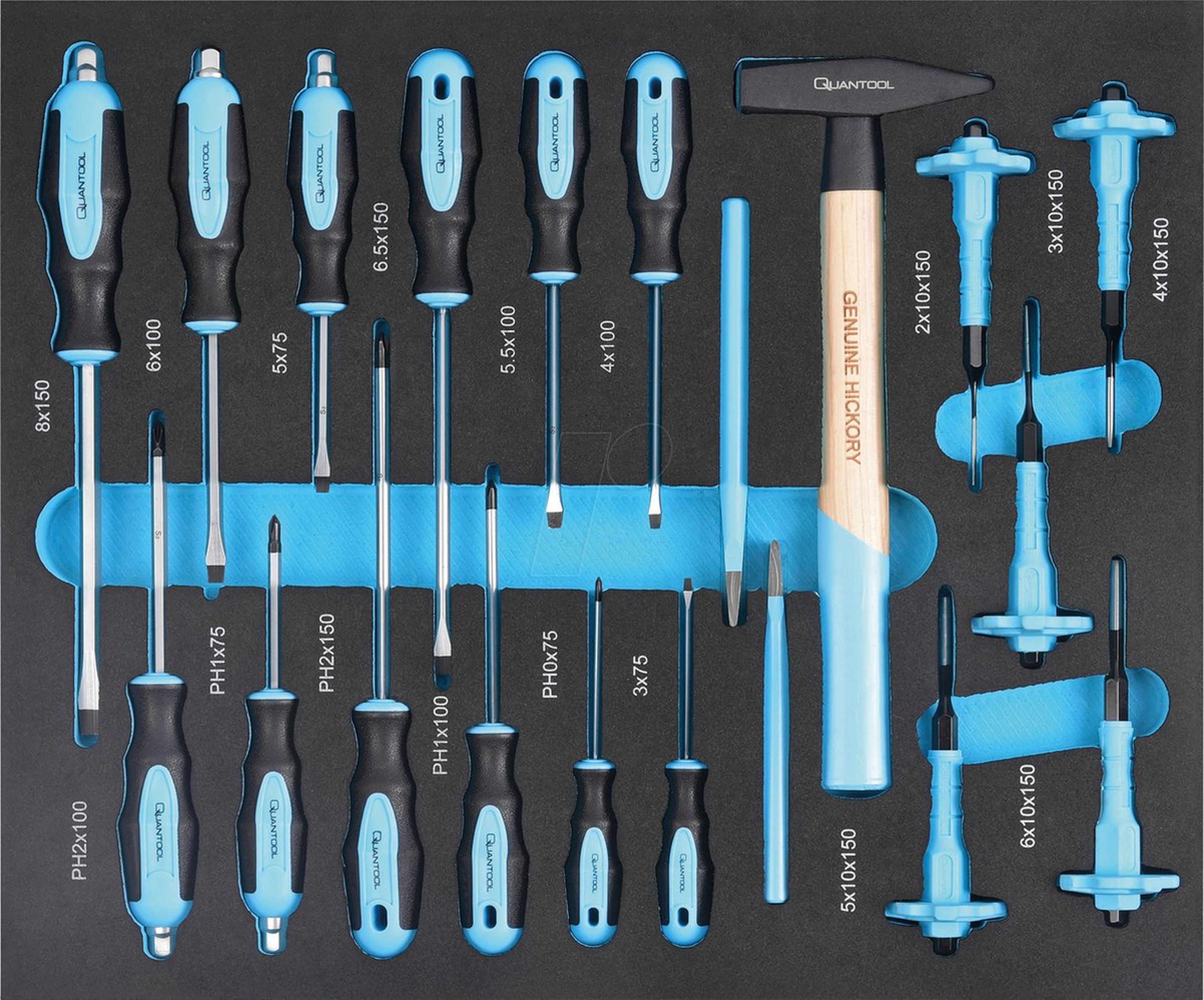 Chariot à outils Quantool Q25160 - 217 pièces Image 2