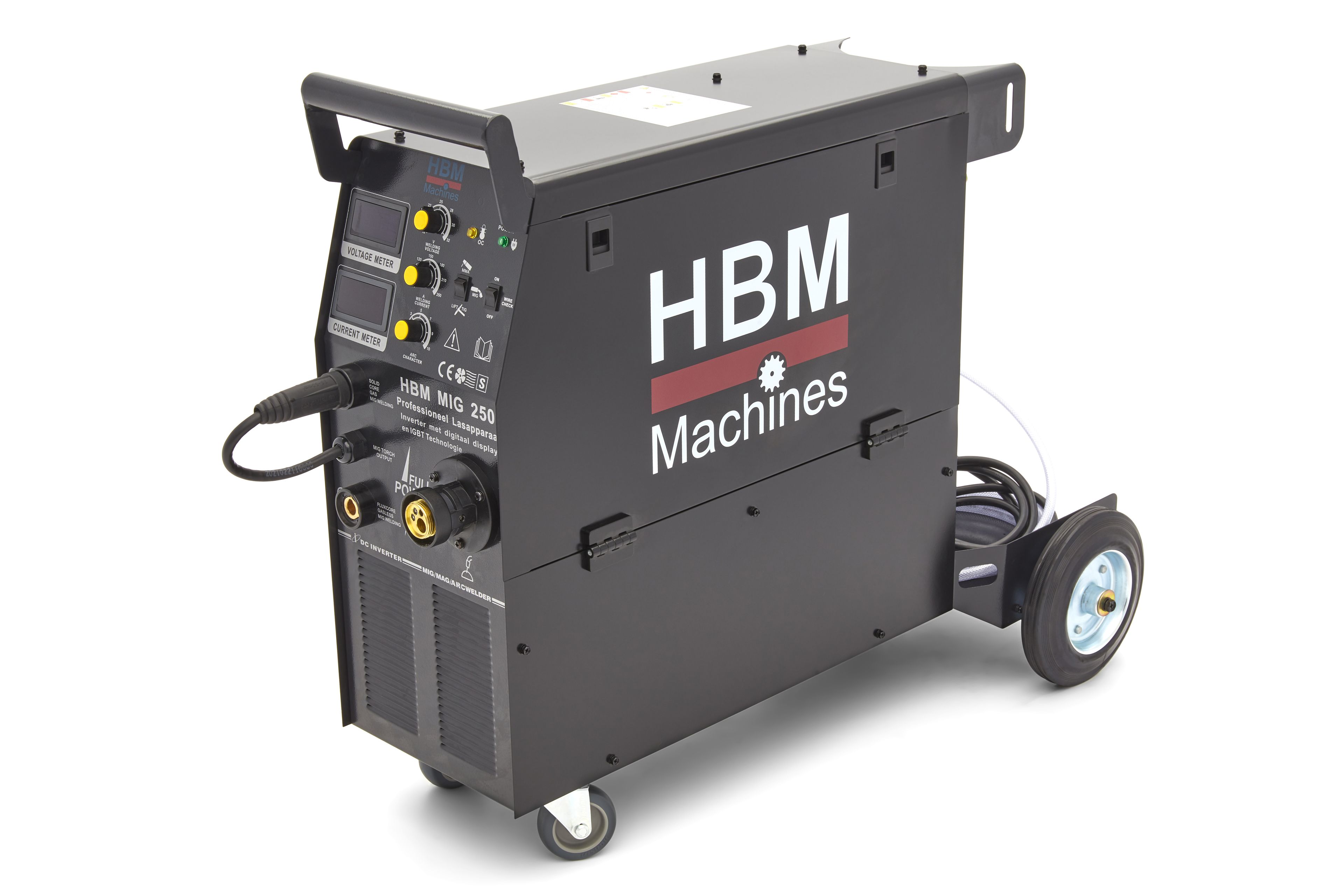 HBM MIG250 Apparecchio di Saldatura Professionale con Display Digitale e Tecnologia IGBT Image 2