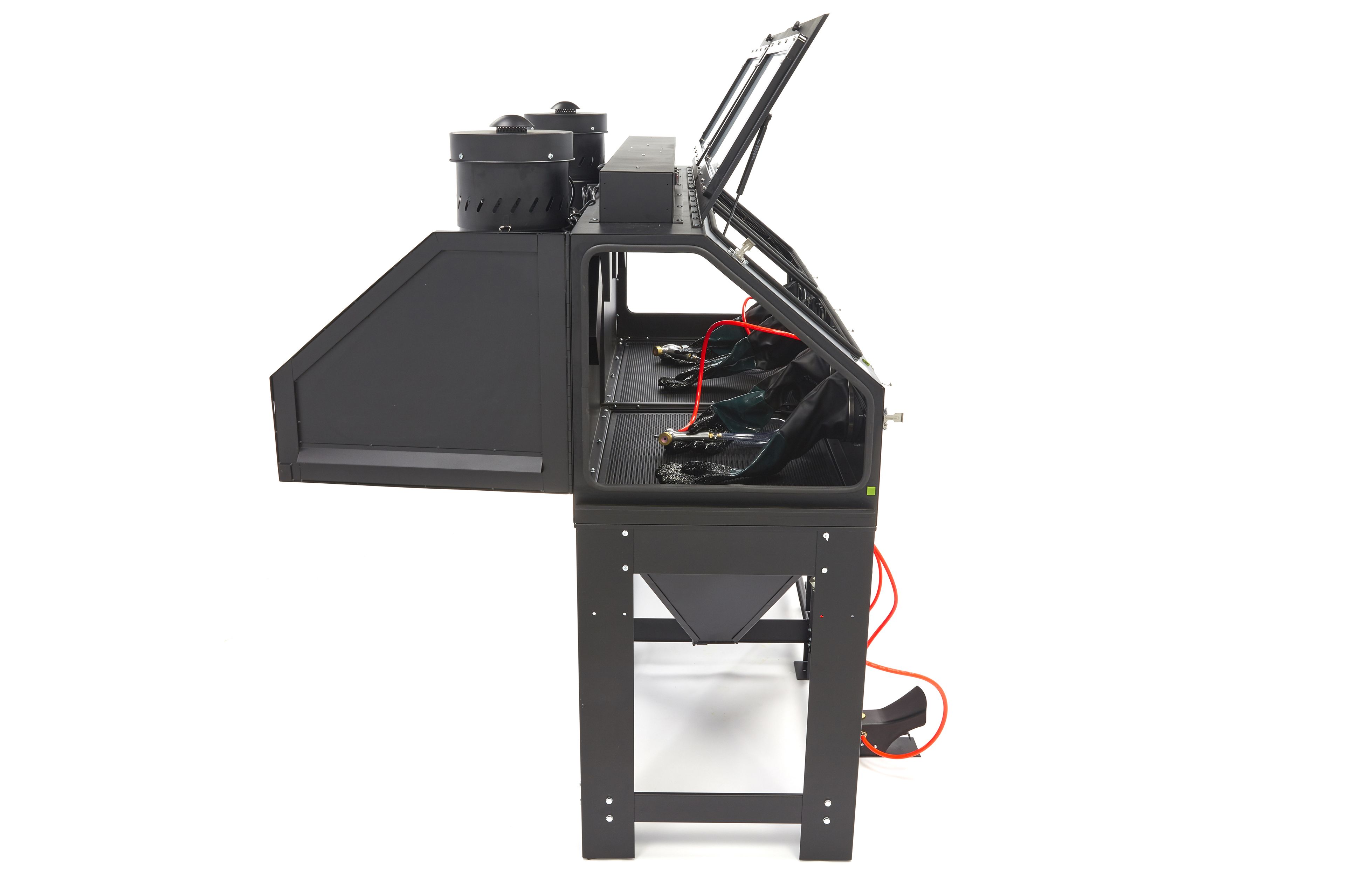 Cabine de sablage double HBM SBC 880 avec 2 ventilateurs d'extraction Image 7