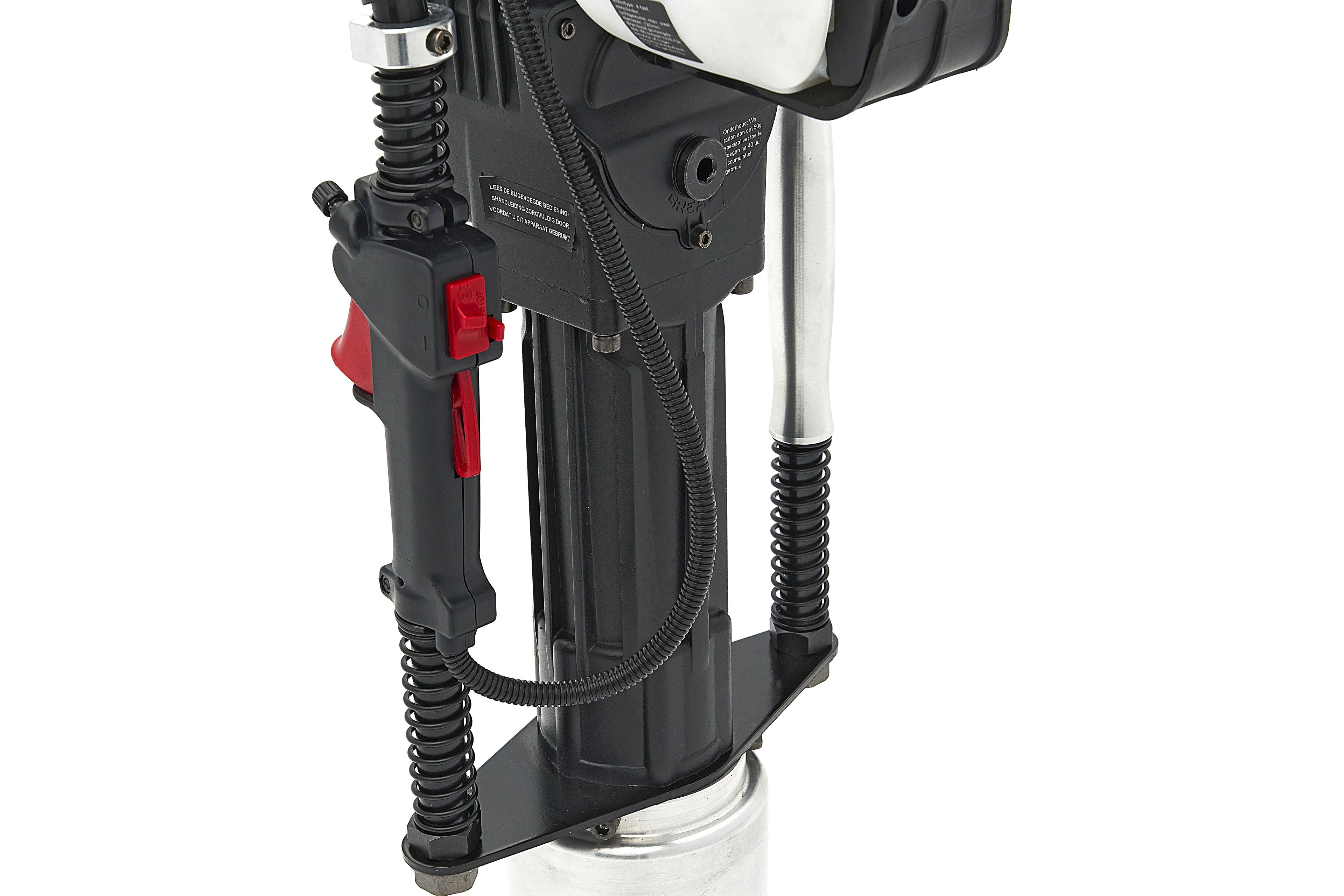 HBM pilonneuse thermique professionnelle, marteau de battage 4 temps 38 cc, 120 mm Image 10