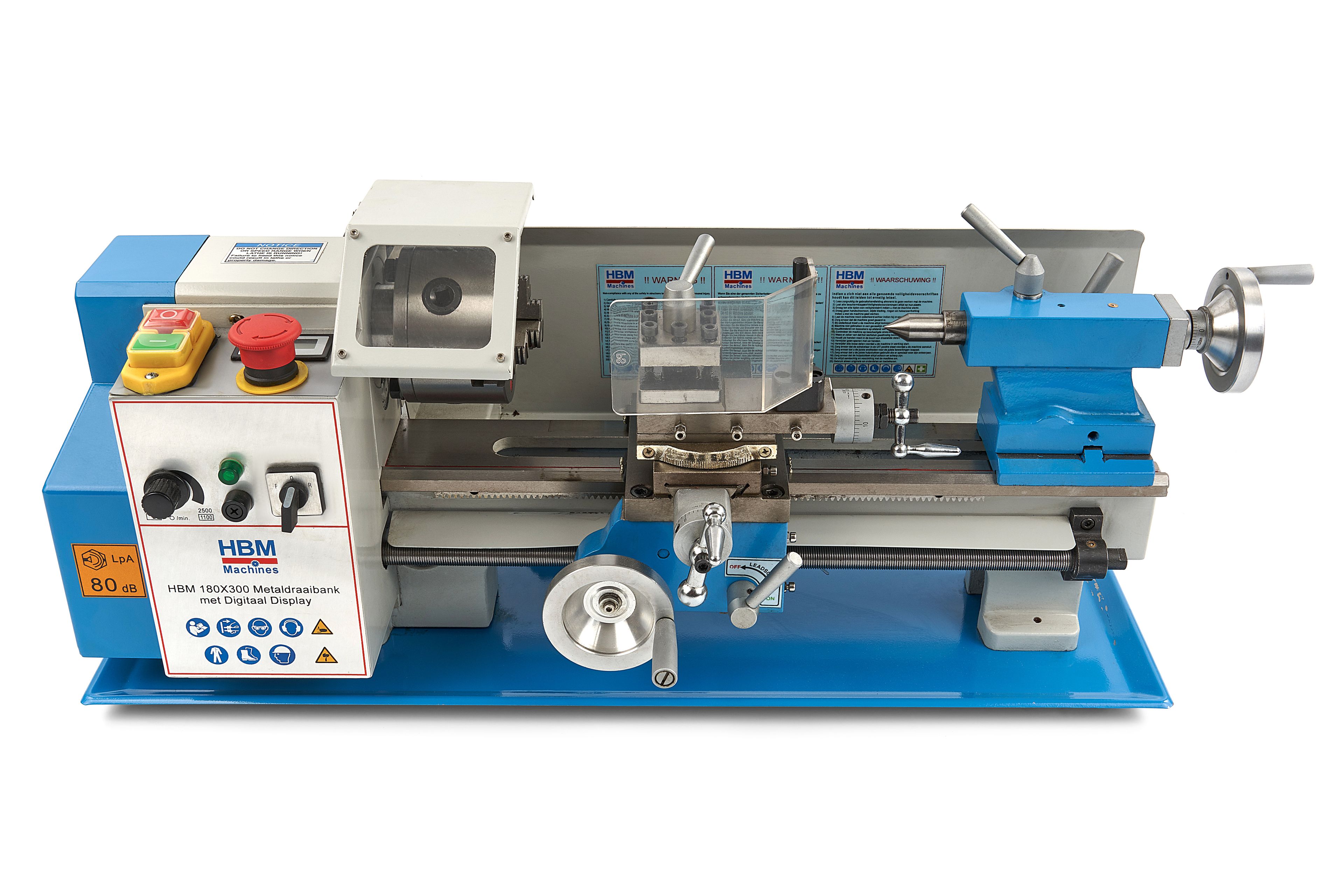 HBM mini tornio per metallo 180 x 300 Image 2