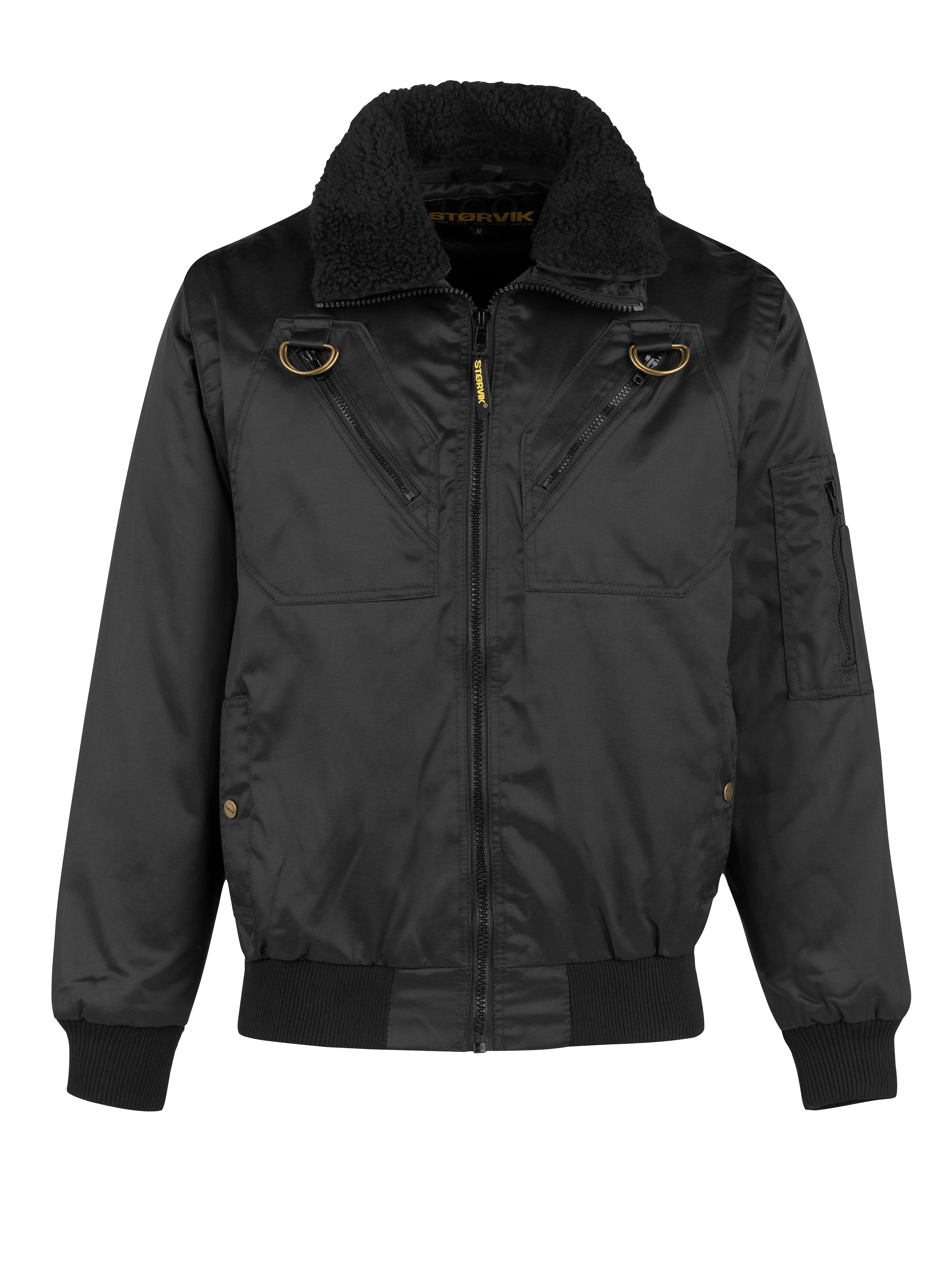 Storvik Stockholm Workjacket Pilot Jacket Noir L Image 1