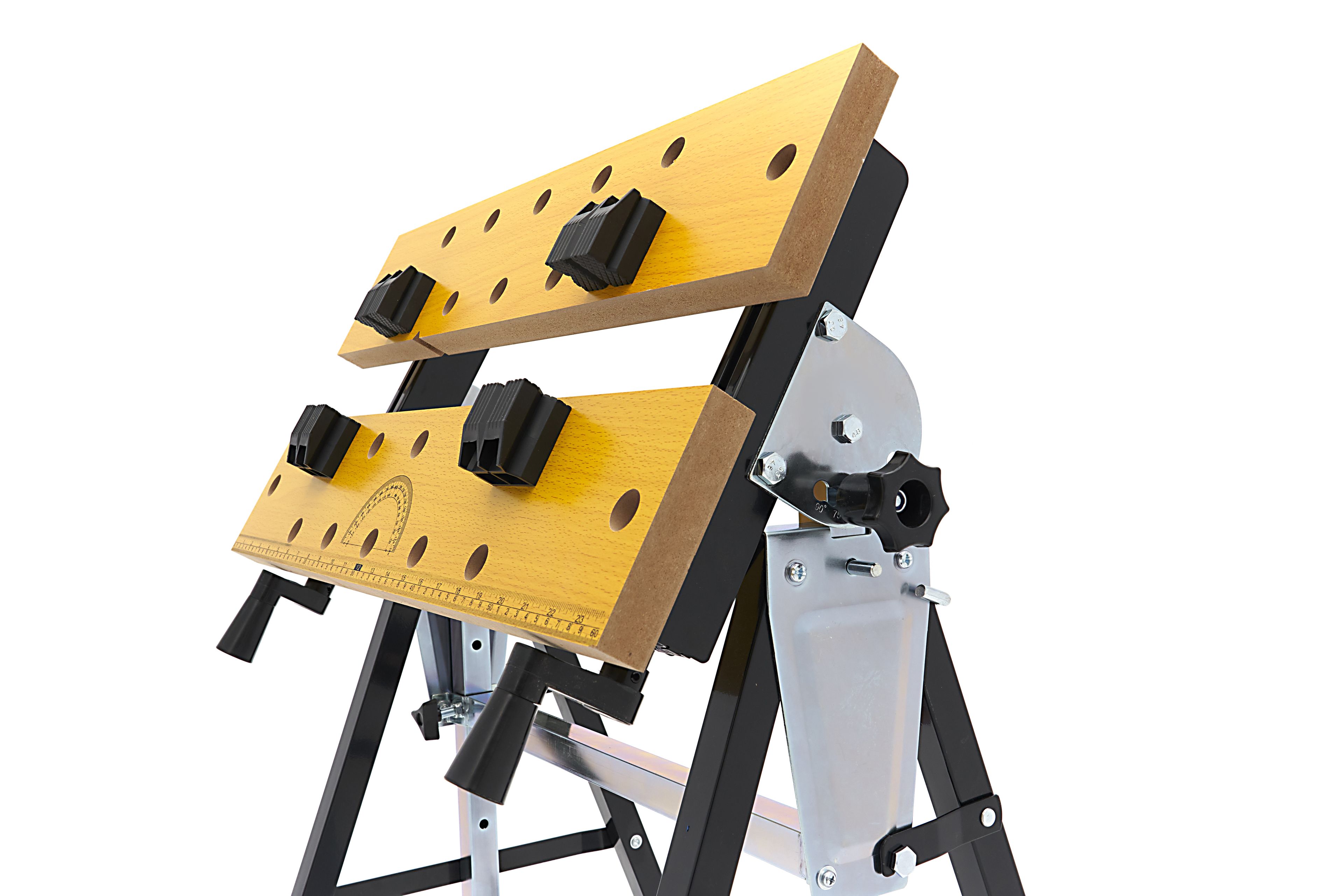 HBM draagbare werkbank, met in hoogte verstelbaar en kantelbaar werkblad Image 5