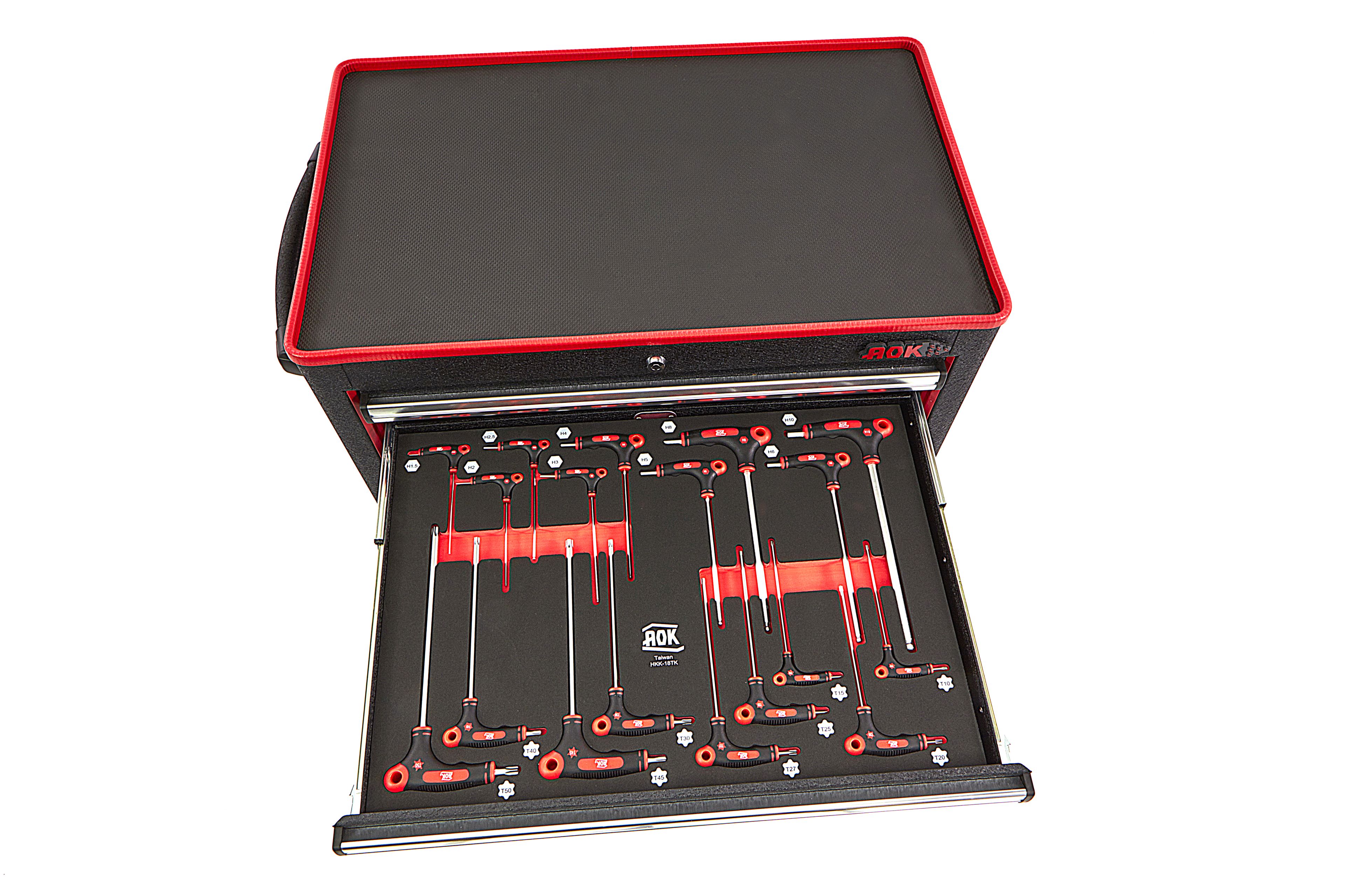 AOK Professionele Gevulde Gereedschapswagen - 249 Delig Image 9