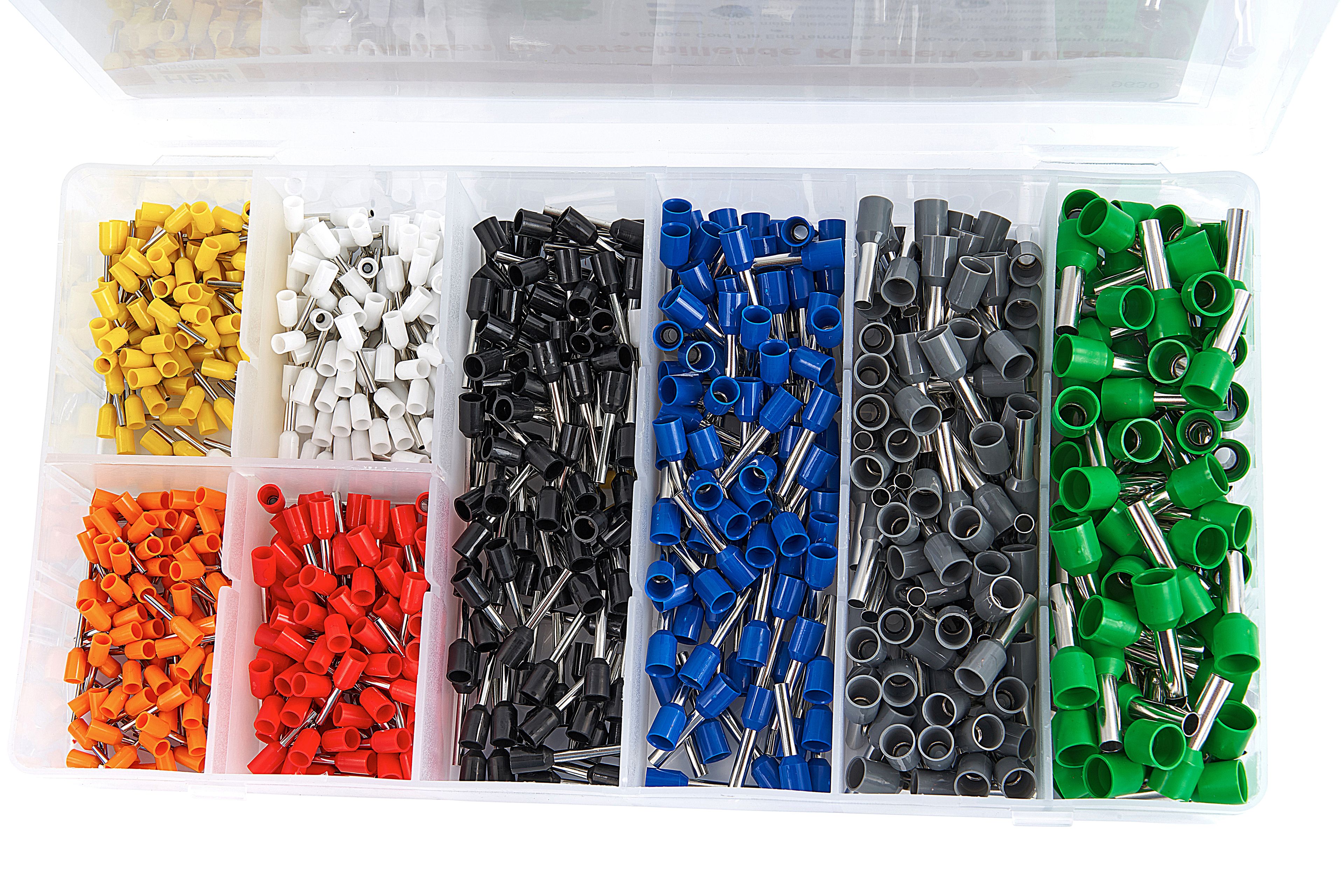 HBM 800 Aderhulzen in Verschillende Kleuren en Maten Image 2