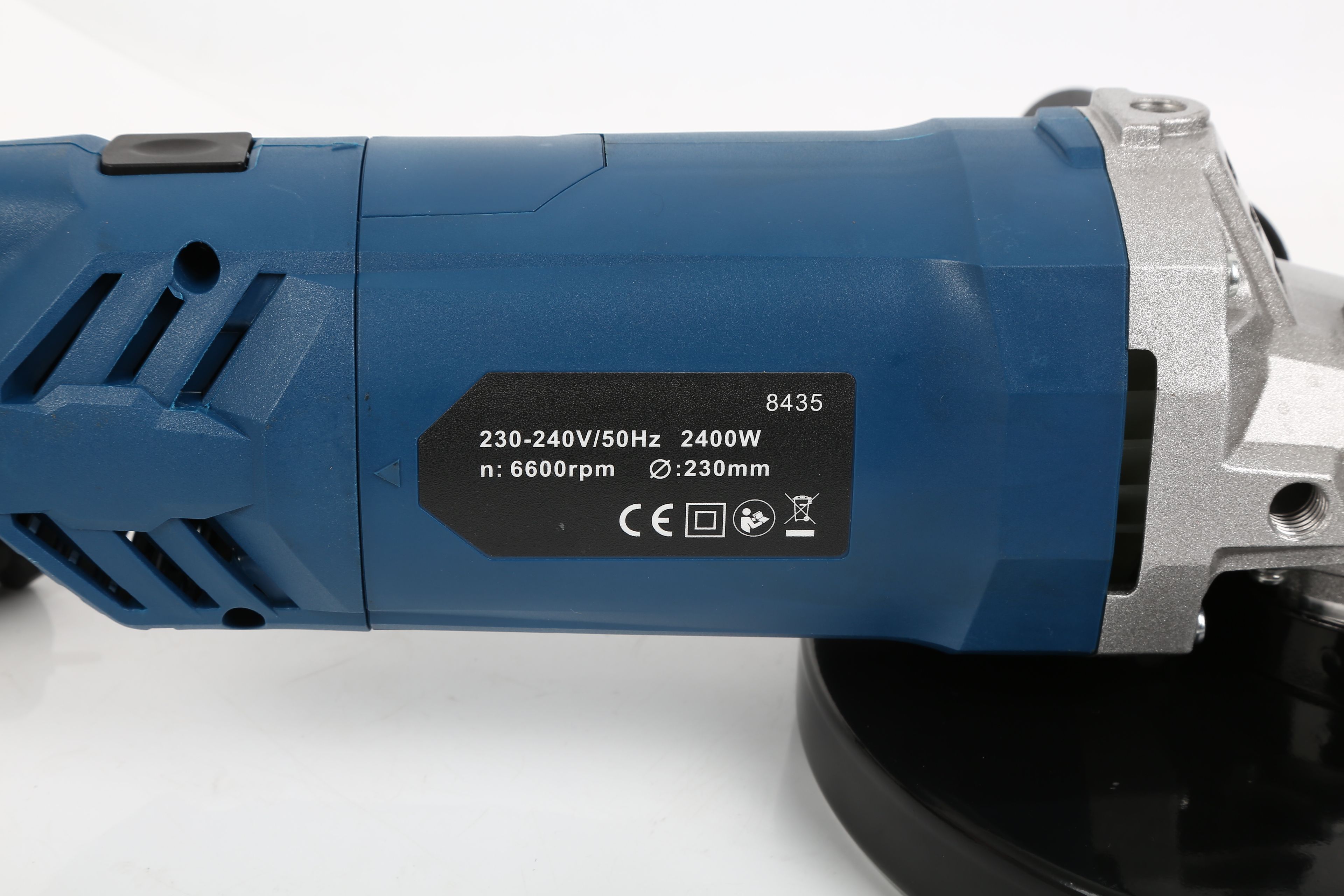 HBM 230 mm Profi Haakse Slijper met Draaibaar Handvat Image 7