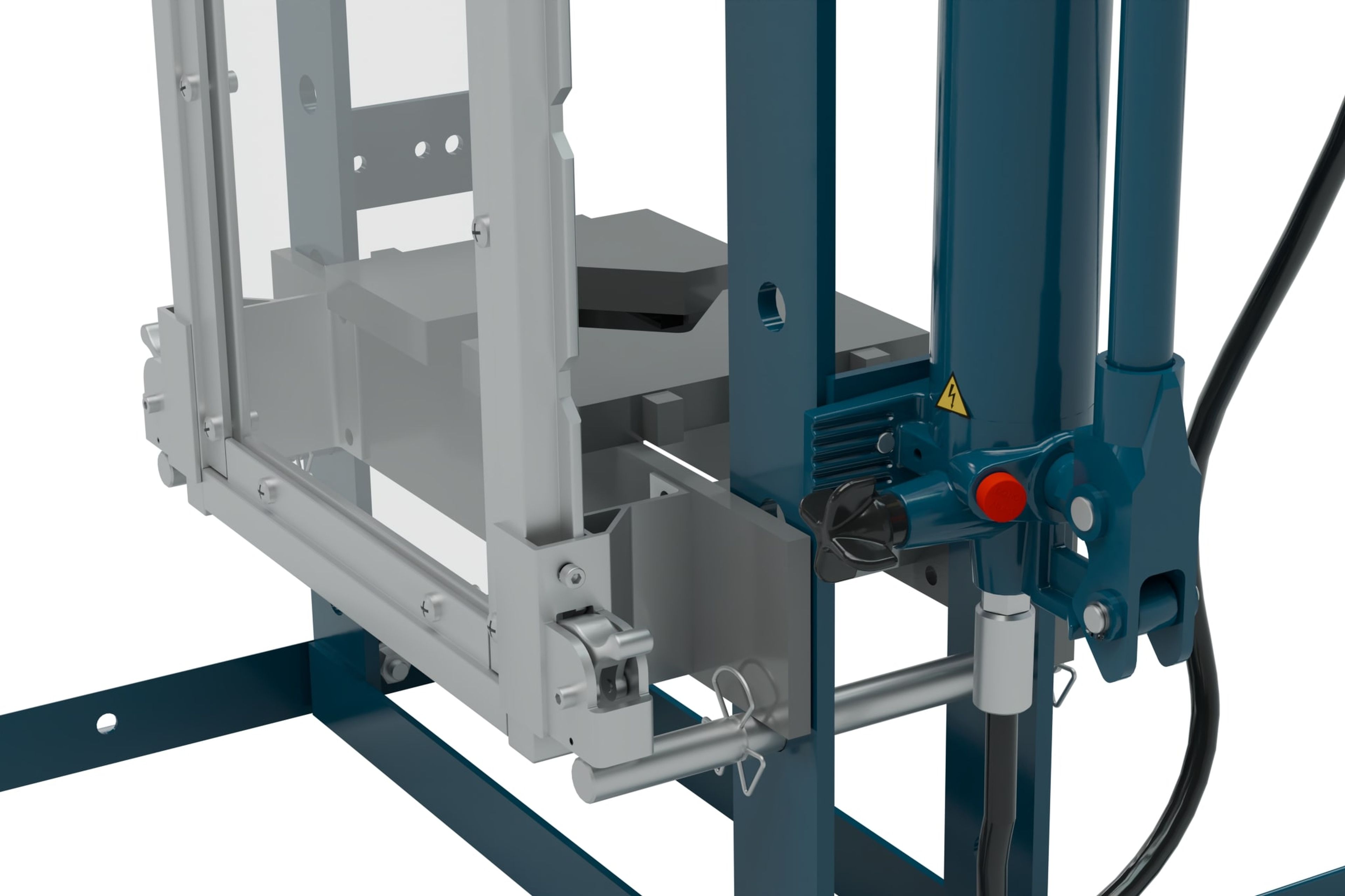 HBM 10 Tonnes Presse hydraulique d'atelier, presse à cadre Image 6