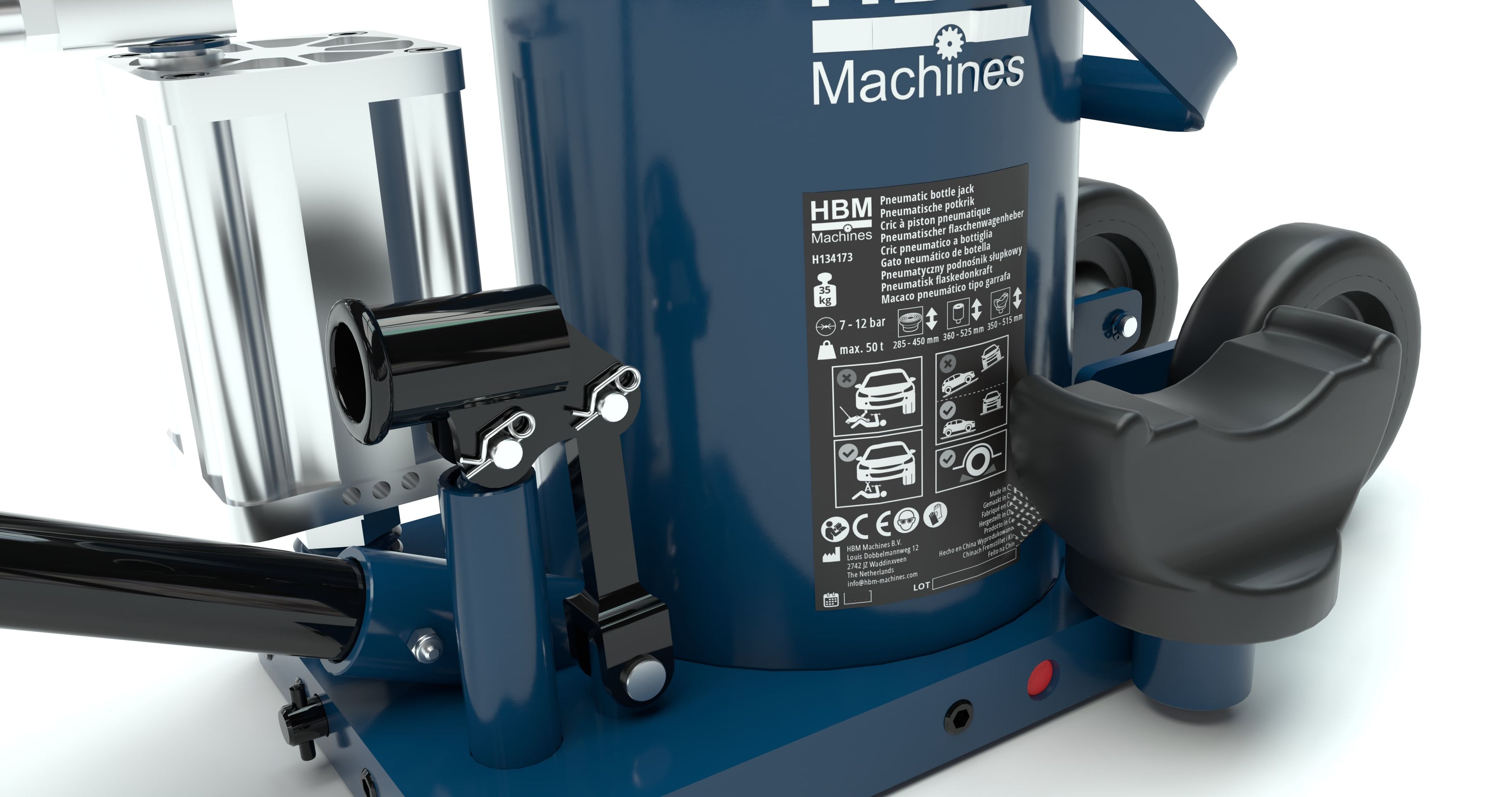 HBM cric pneumatique 50 tonnes est la solution Image 5