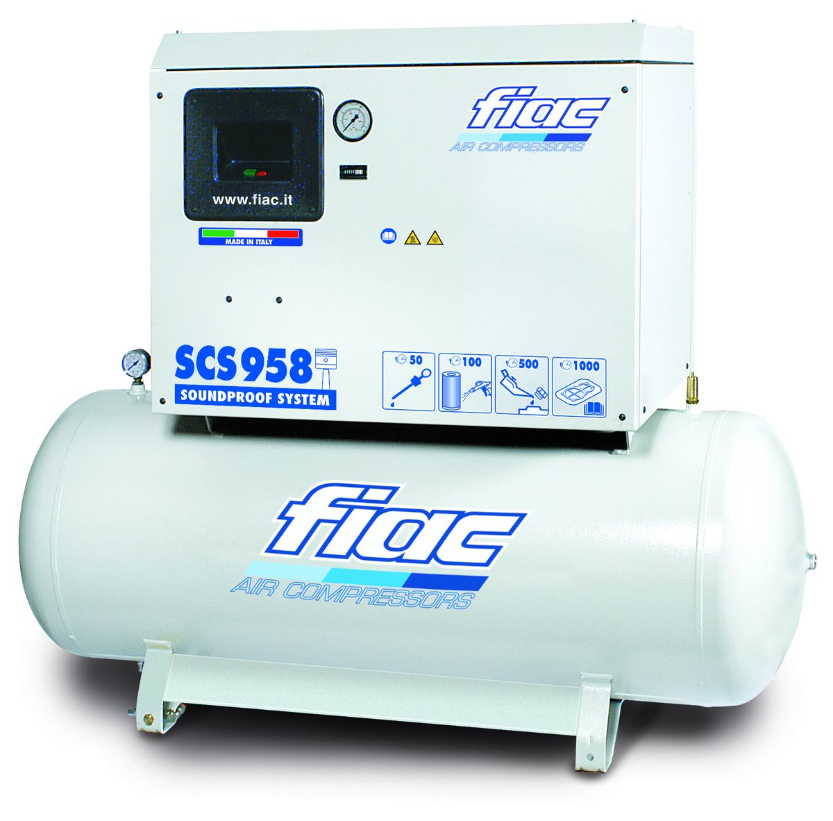 Fiac Flüsterkompressor SCS - AB958 7,5 PS 270 Liter