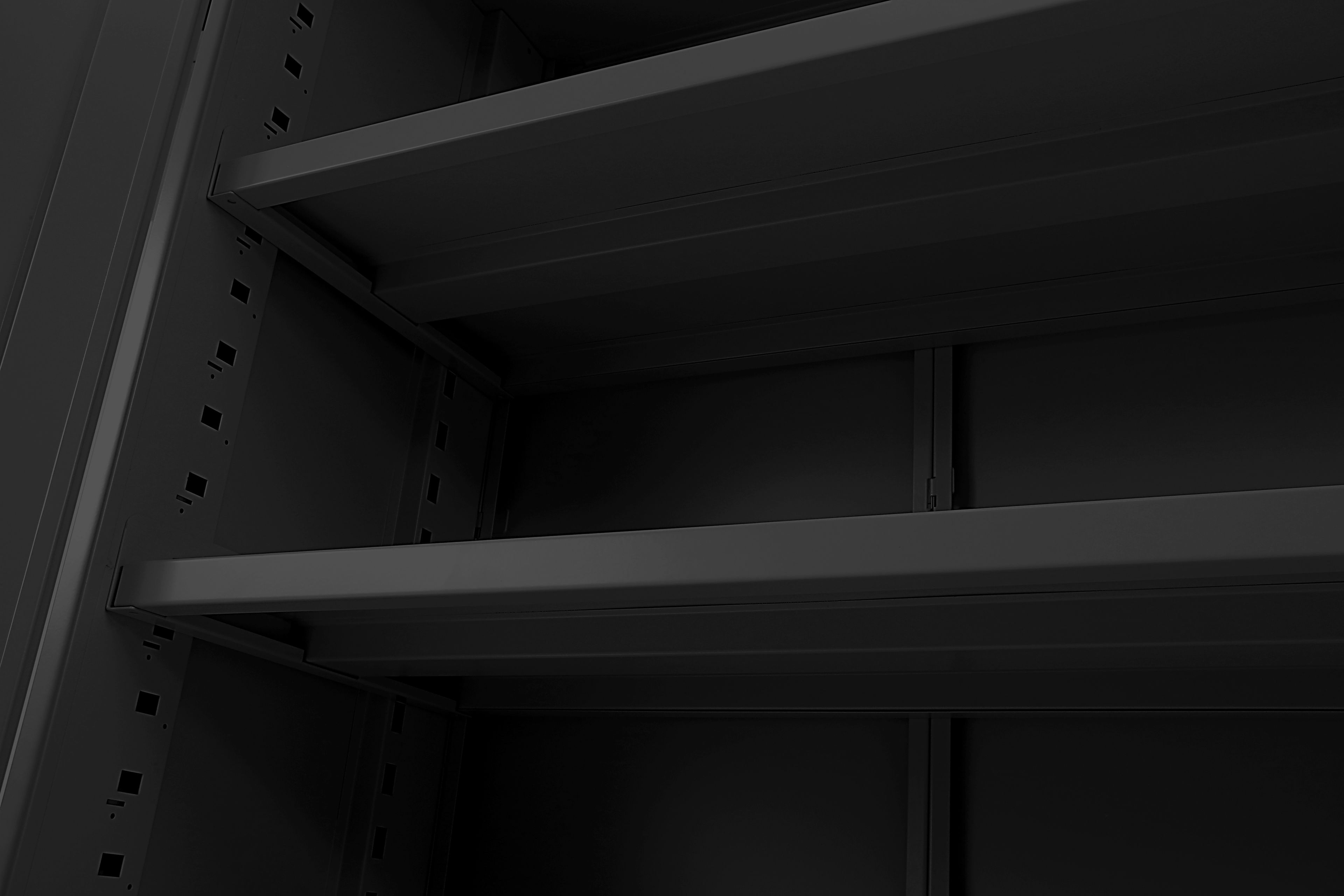 HBM profi armoire à outils avec 4 étagères noir Image 3