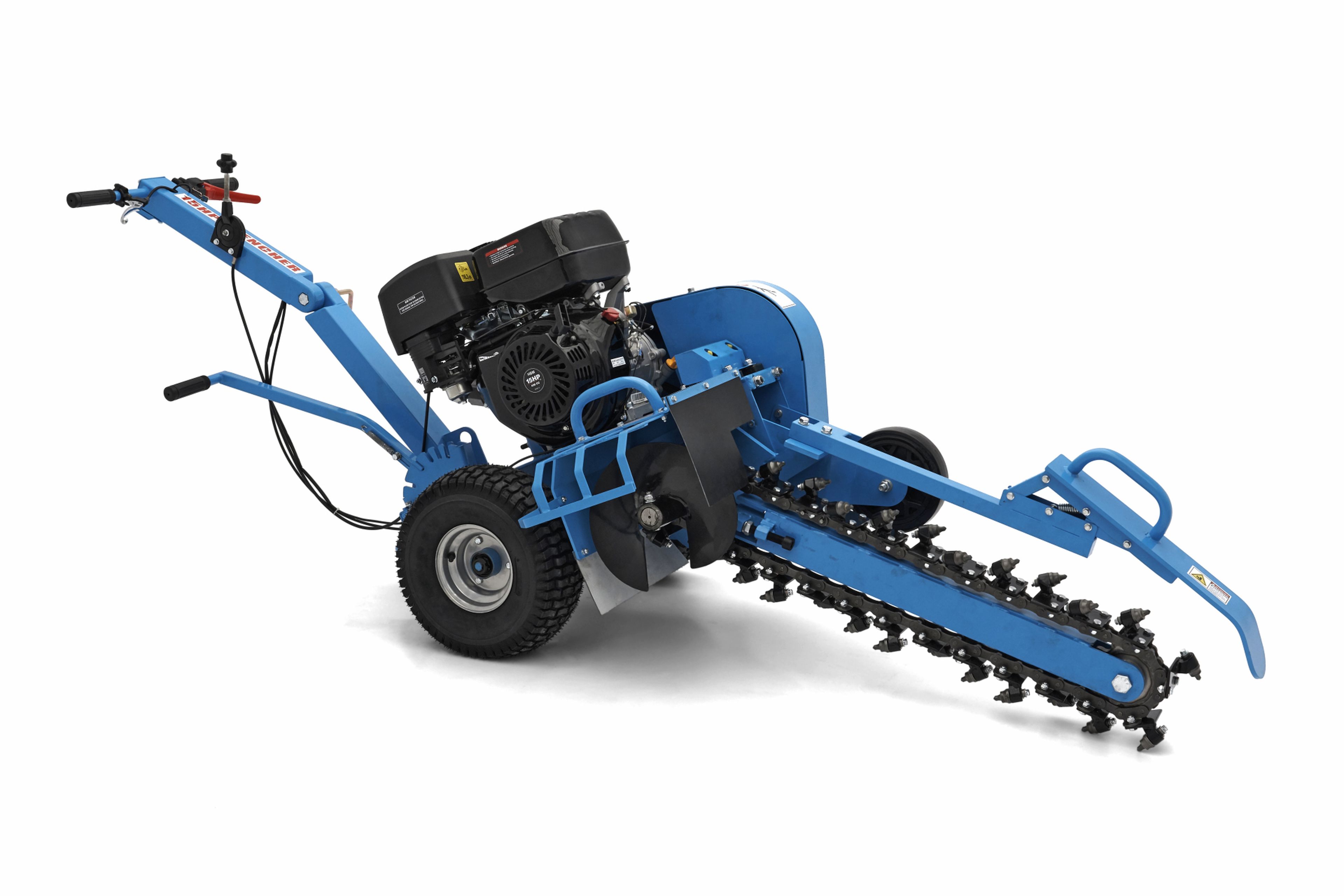 HBM Professional 15 HP Grabenfräse / Kabelschneider Image 6