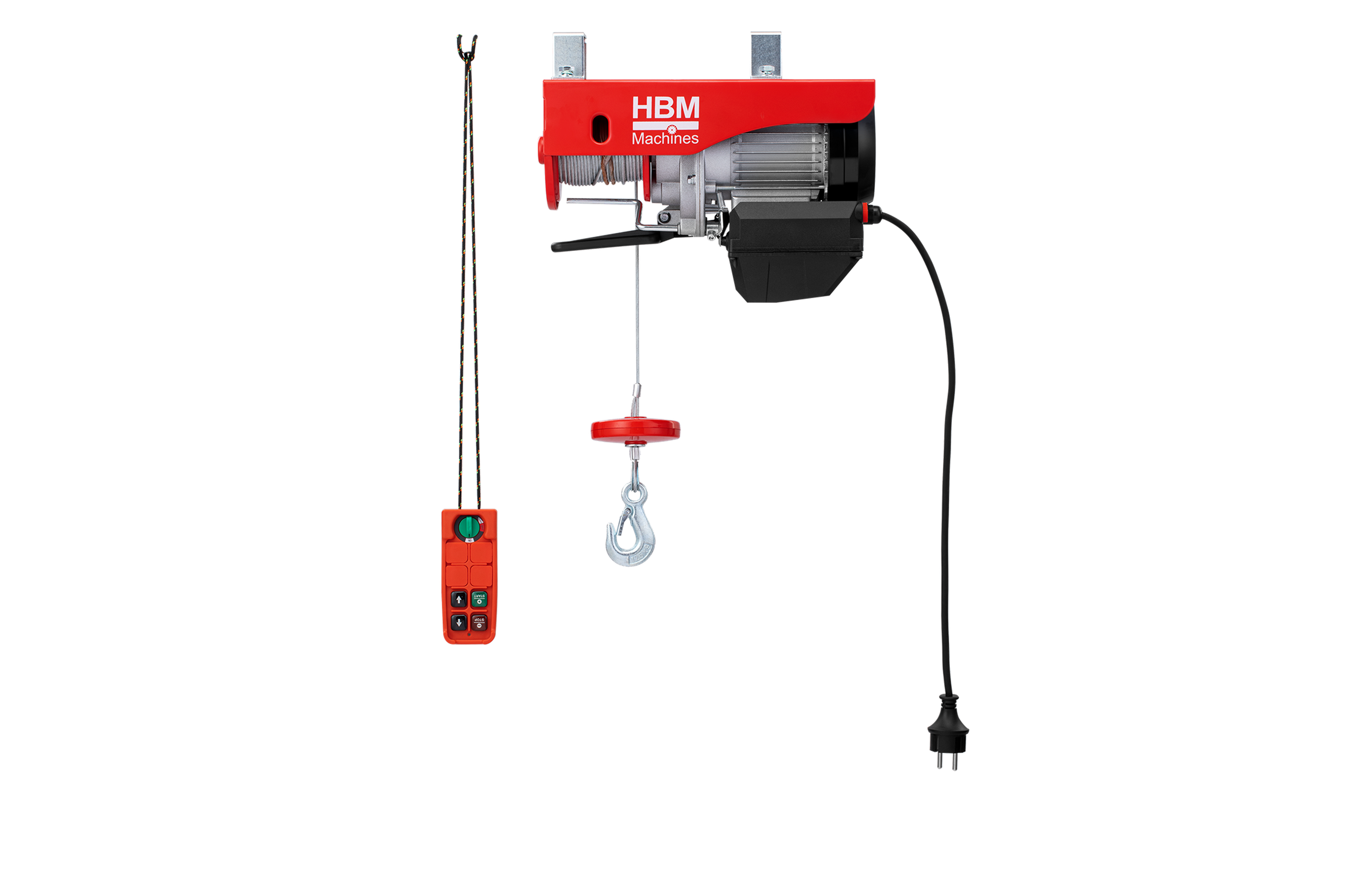 HBM elektrische takel met draadloze afstandsbediening 250 kg, 18 meter Image 4