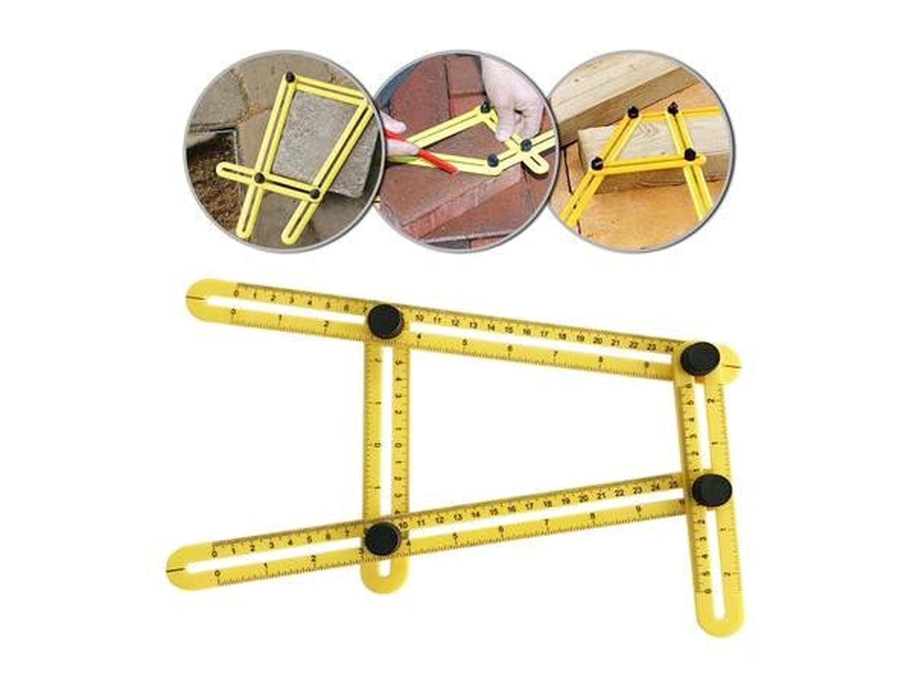 HBM Goniomètre multifonctionnel à quatre côtés, goniomètre universel Image 2