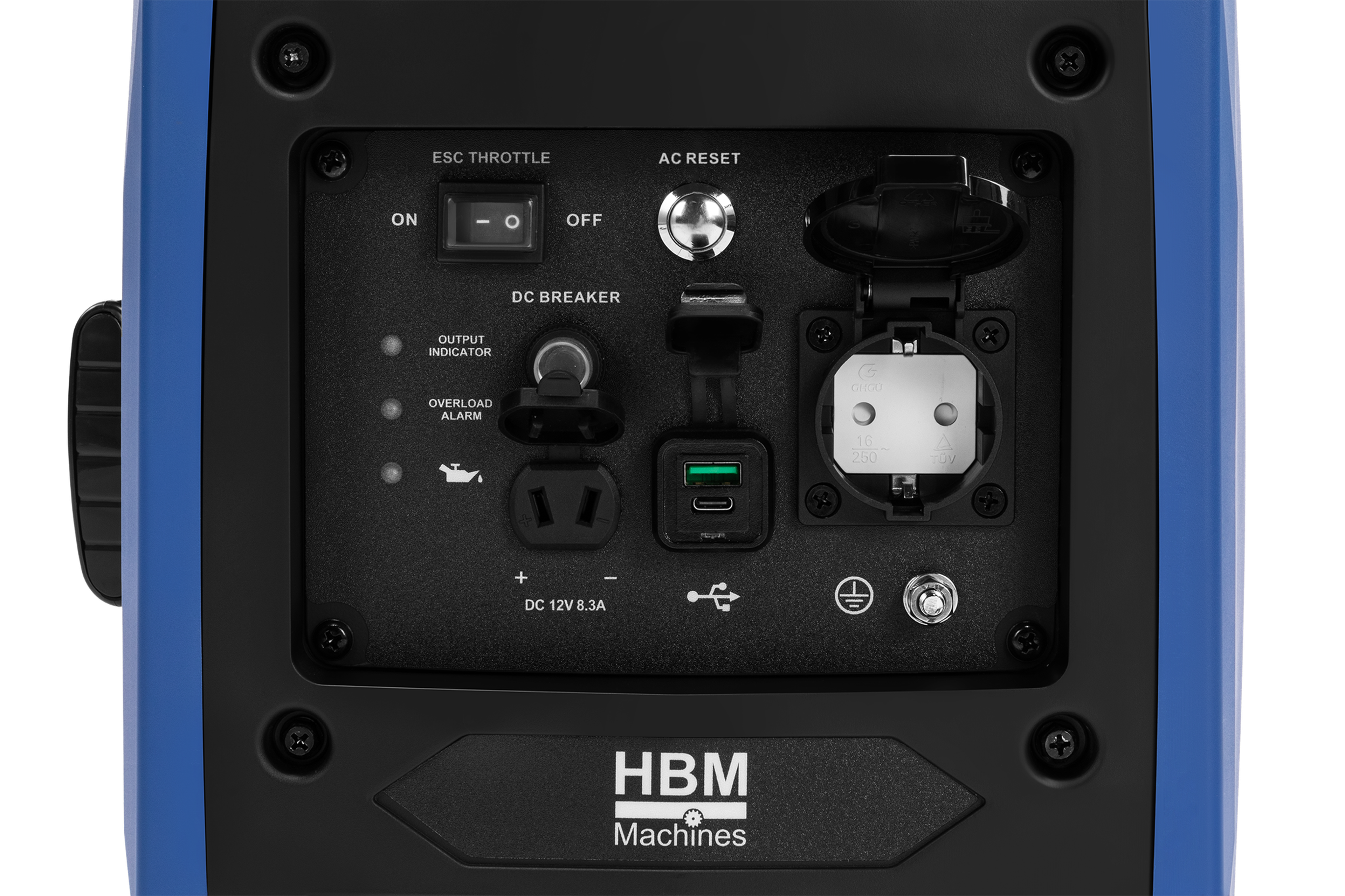 HBM inverter aggregaat, generator met 79 cc benzinemotor 230V 2000W Image 7