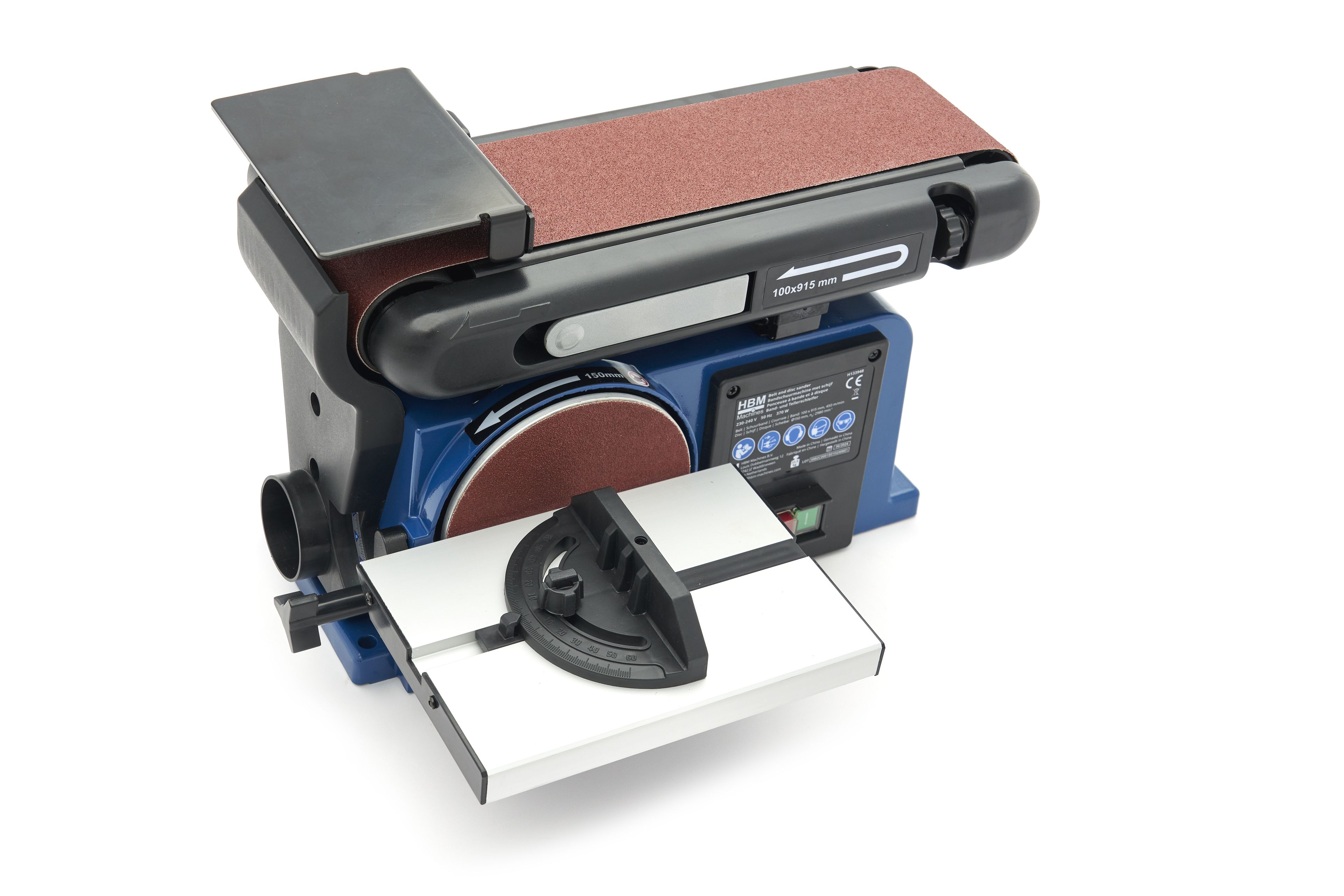 HBM Band- und Tellerschleifmaschine 100 × 915 mm Image 6