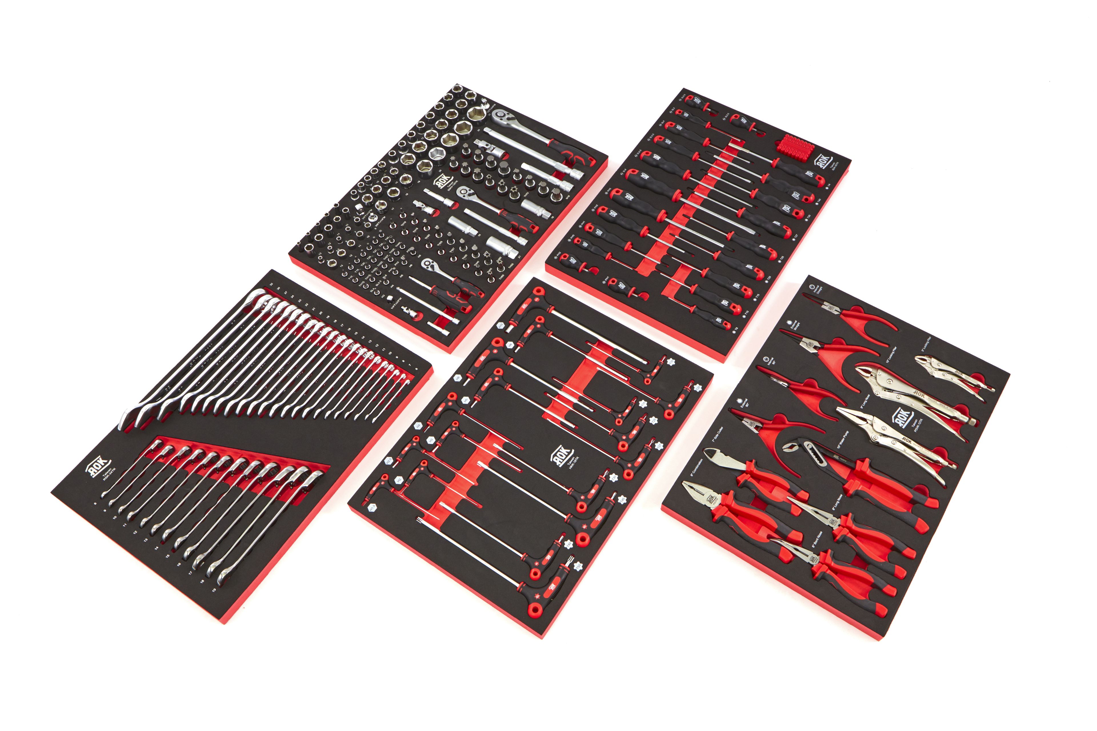 AOK Professionele Gevulde Gereedschapswagen - 249 Delig Image 3