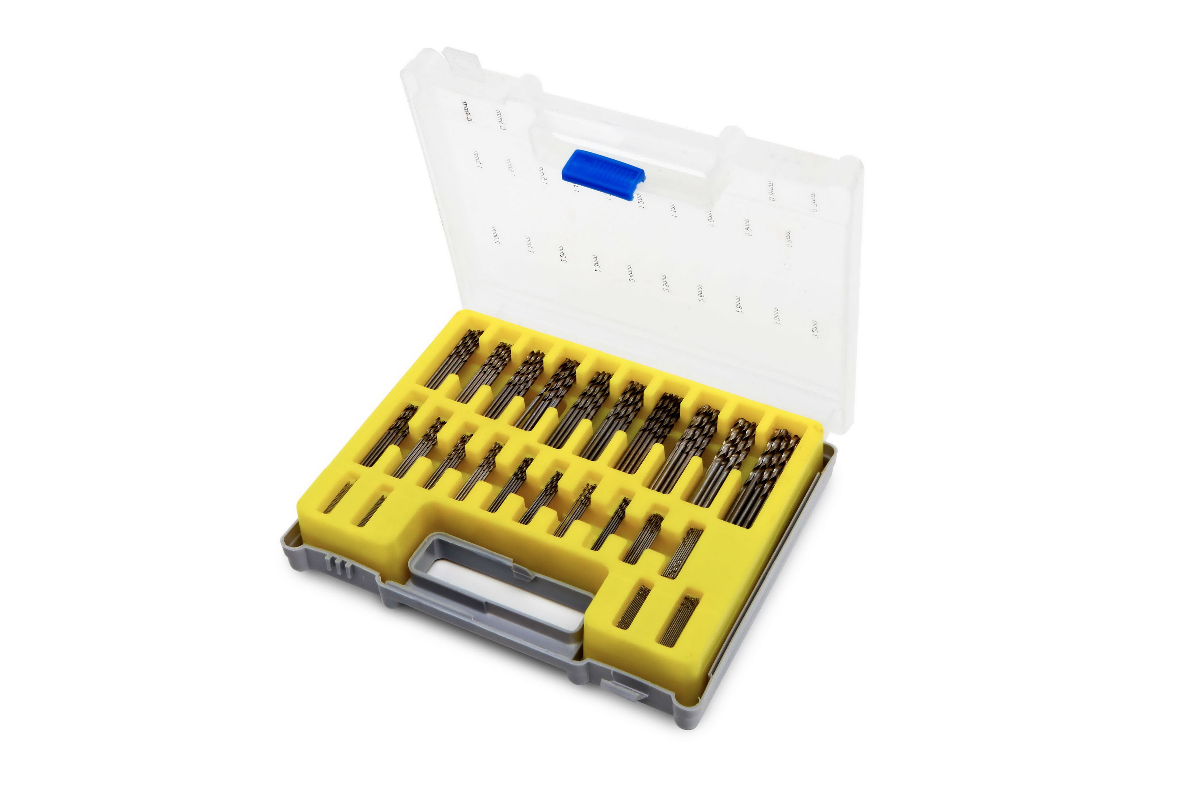 Conjunto de brocas HSS HBM de 150 piezas tamaños pequeños