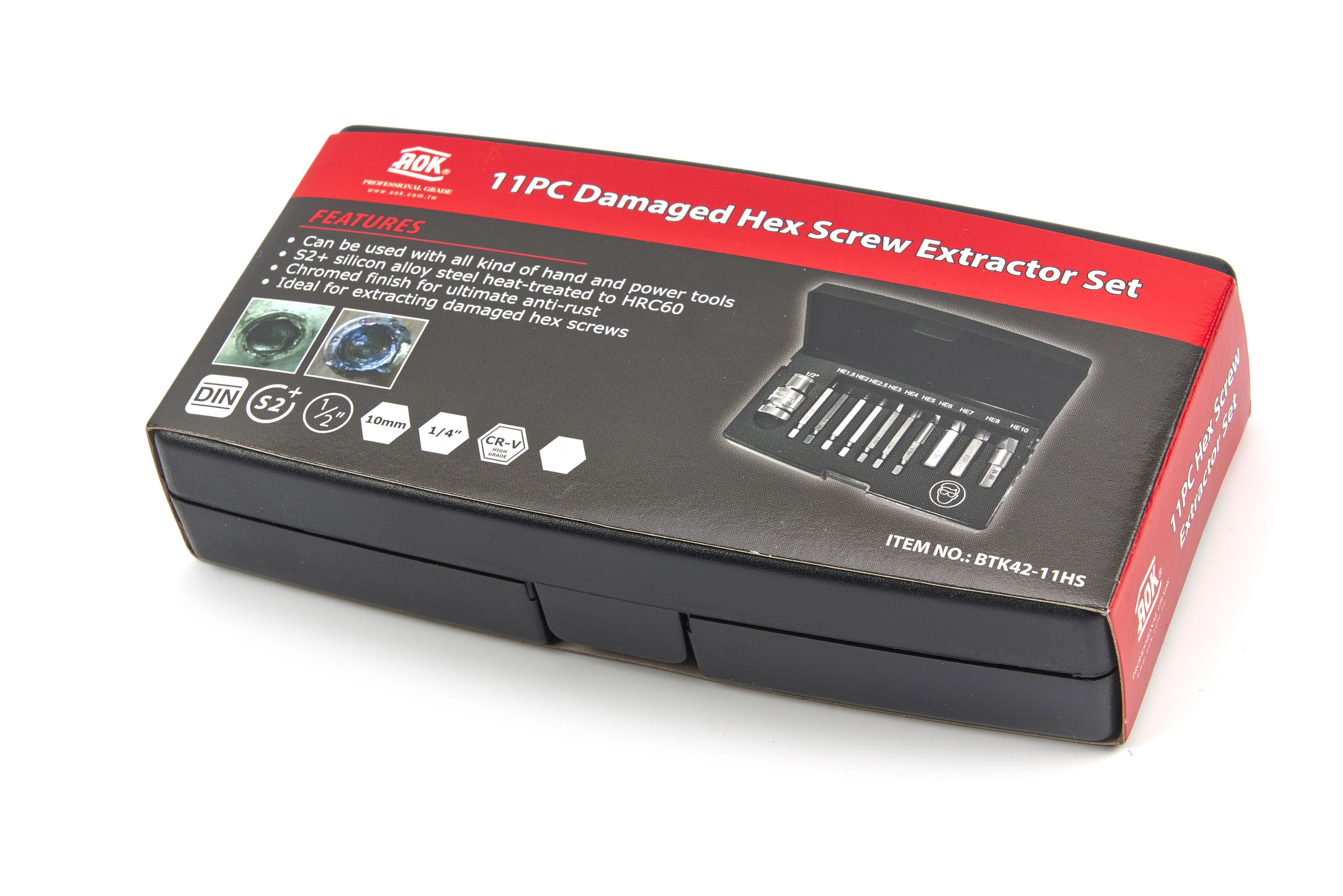 AOK 11 Delige Professionele Dolle INBUS removerset Image 5