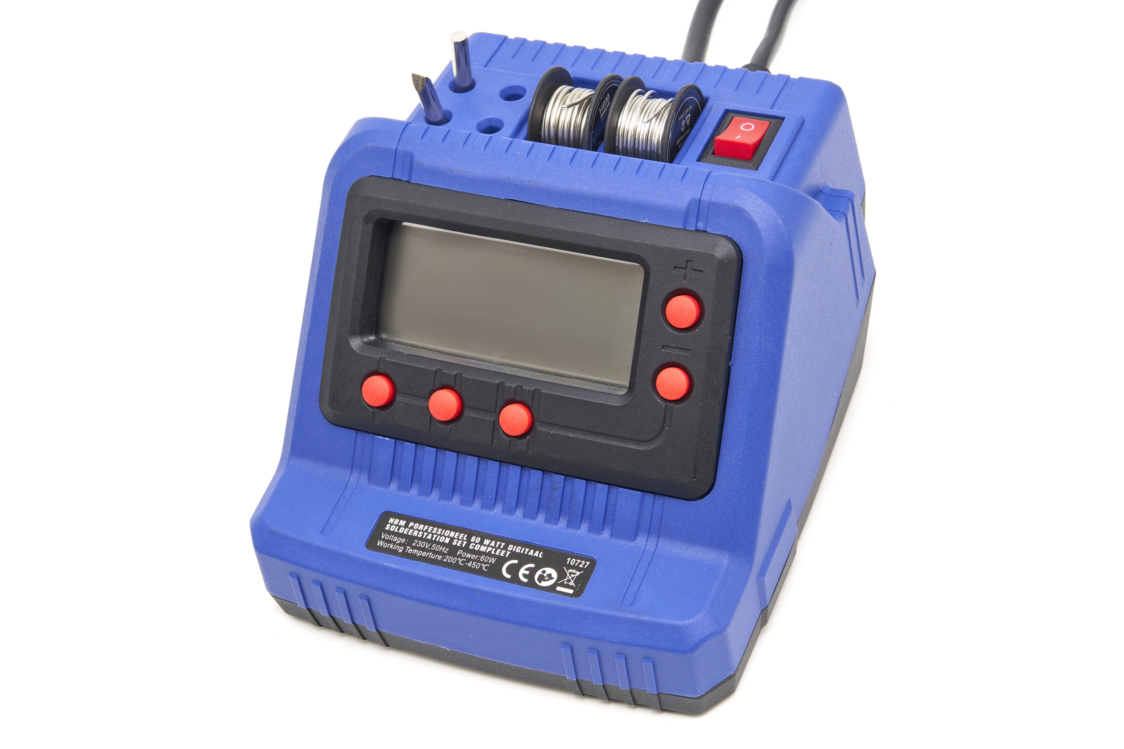 HBM Ensemble professionnel complet de station de soudage numérique 60 watts Image 3