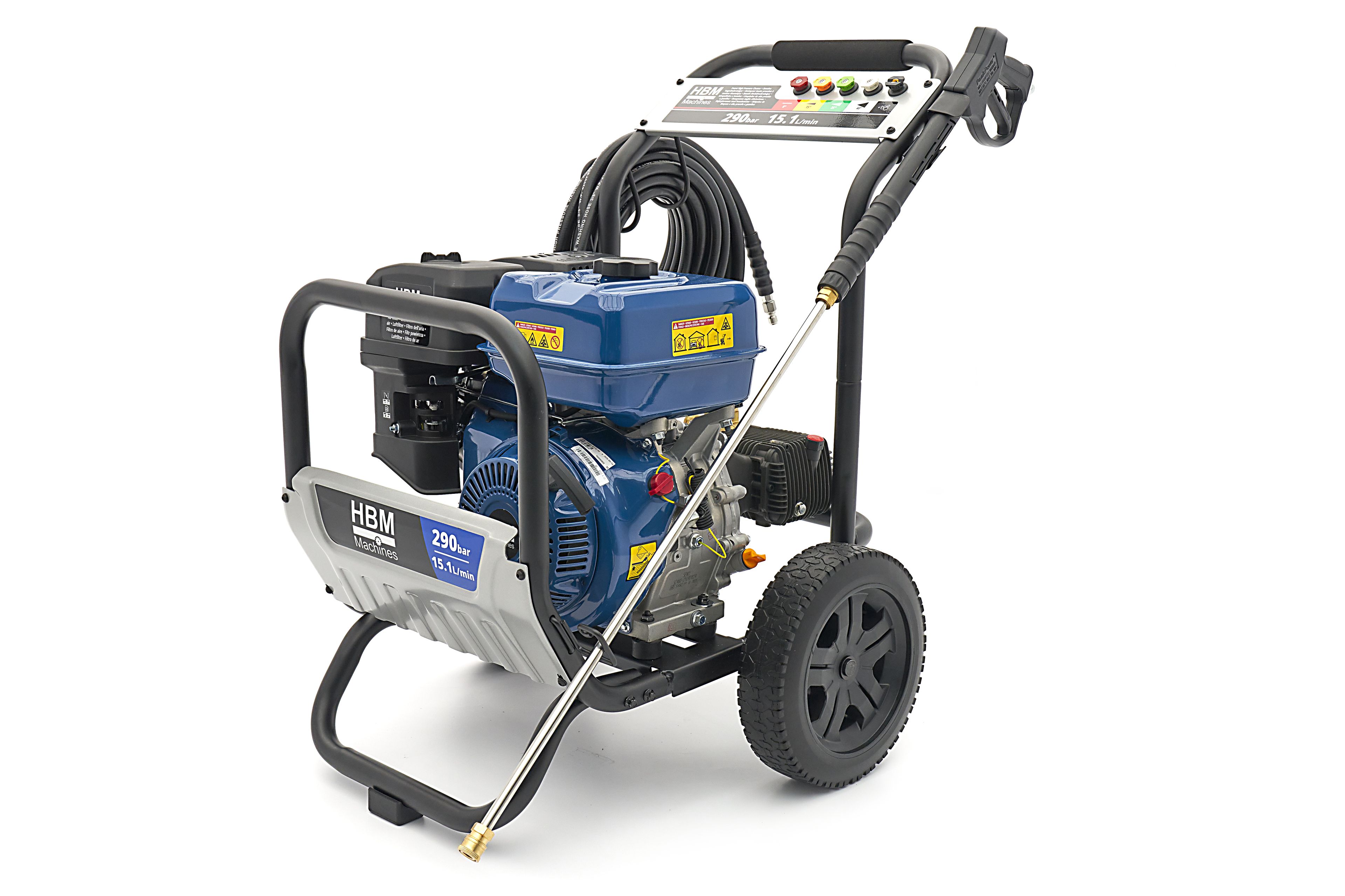 HBM benzine hogedrukreiniger 290 bar 15,1L/min 459cc Image 7