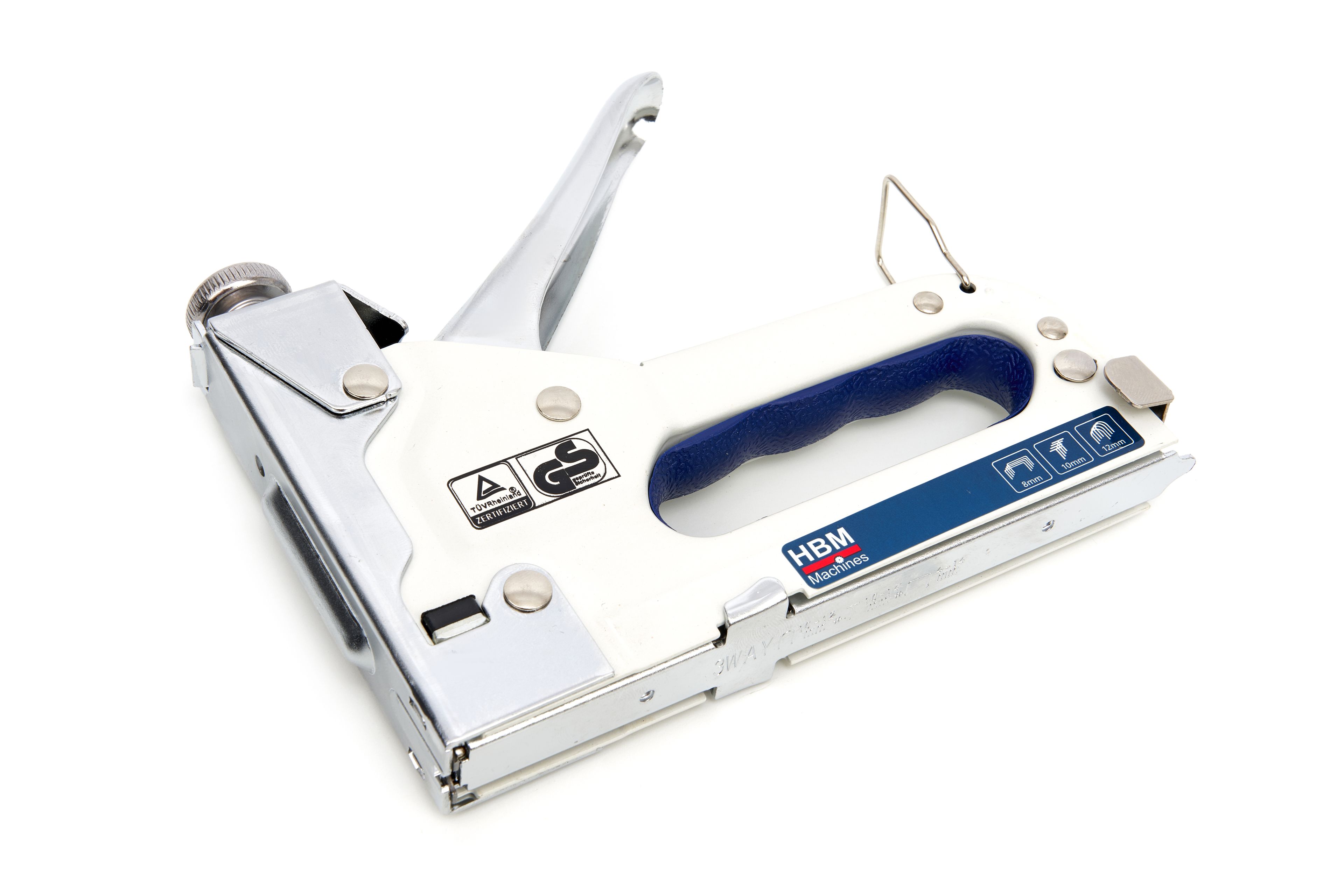 HBM 3 en 1 Handtacker en acier, agrafeuse pour agrafes, agrafes et clous Image 4