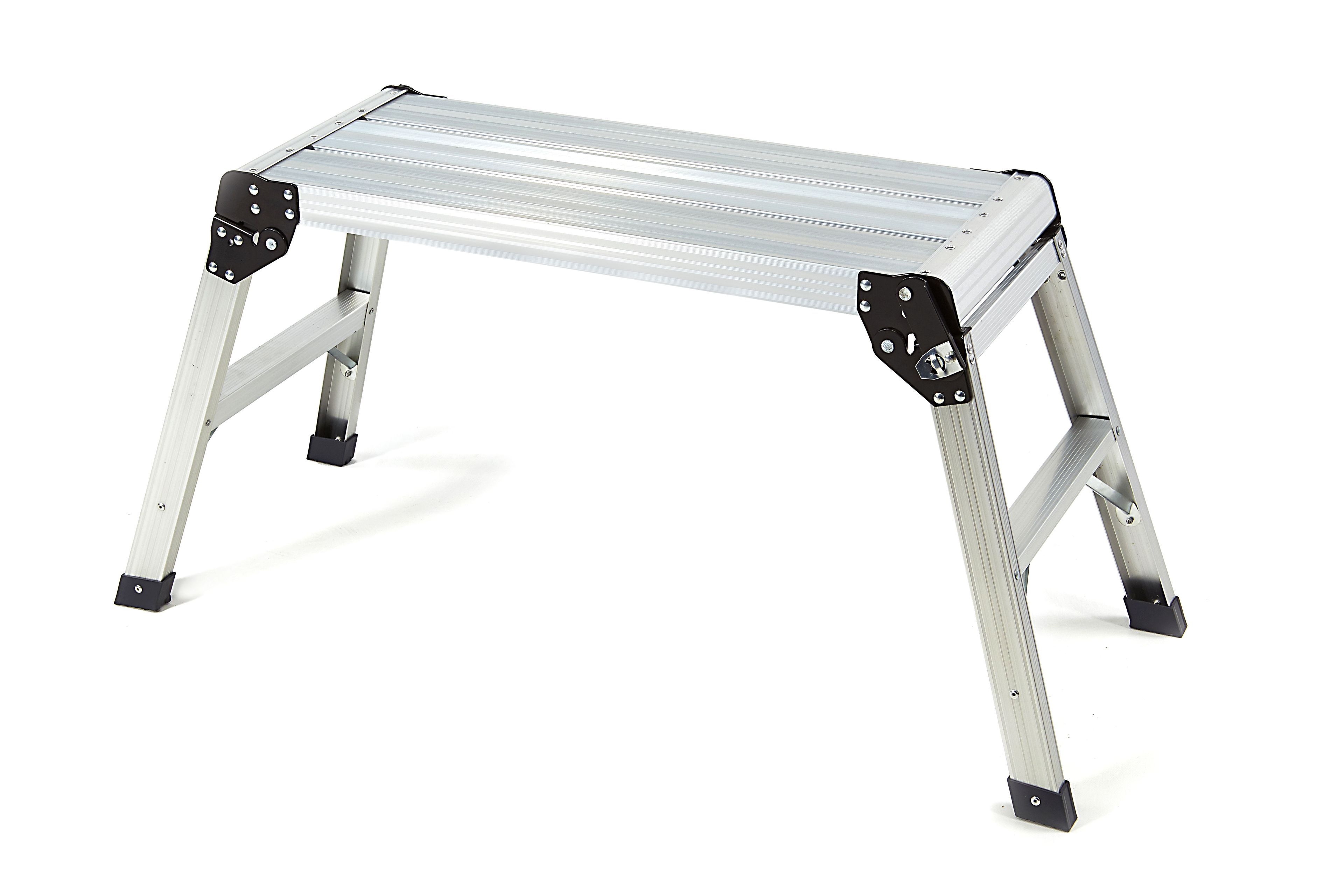 Gradino HBM in alluminio da 150 kg 58 x 30 x 48 cm.