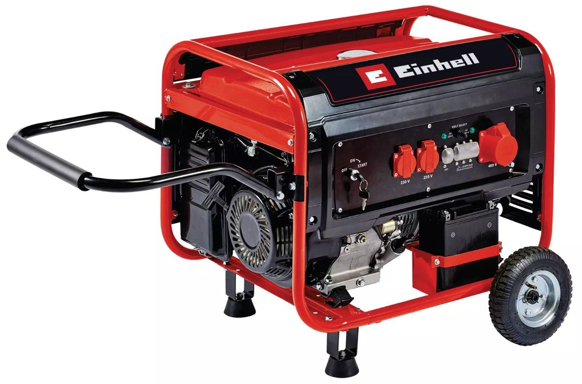Einhell Generator mit 420 cm³ Benzinmotor 230 V 400 V 3600 W