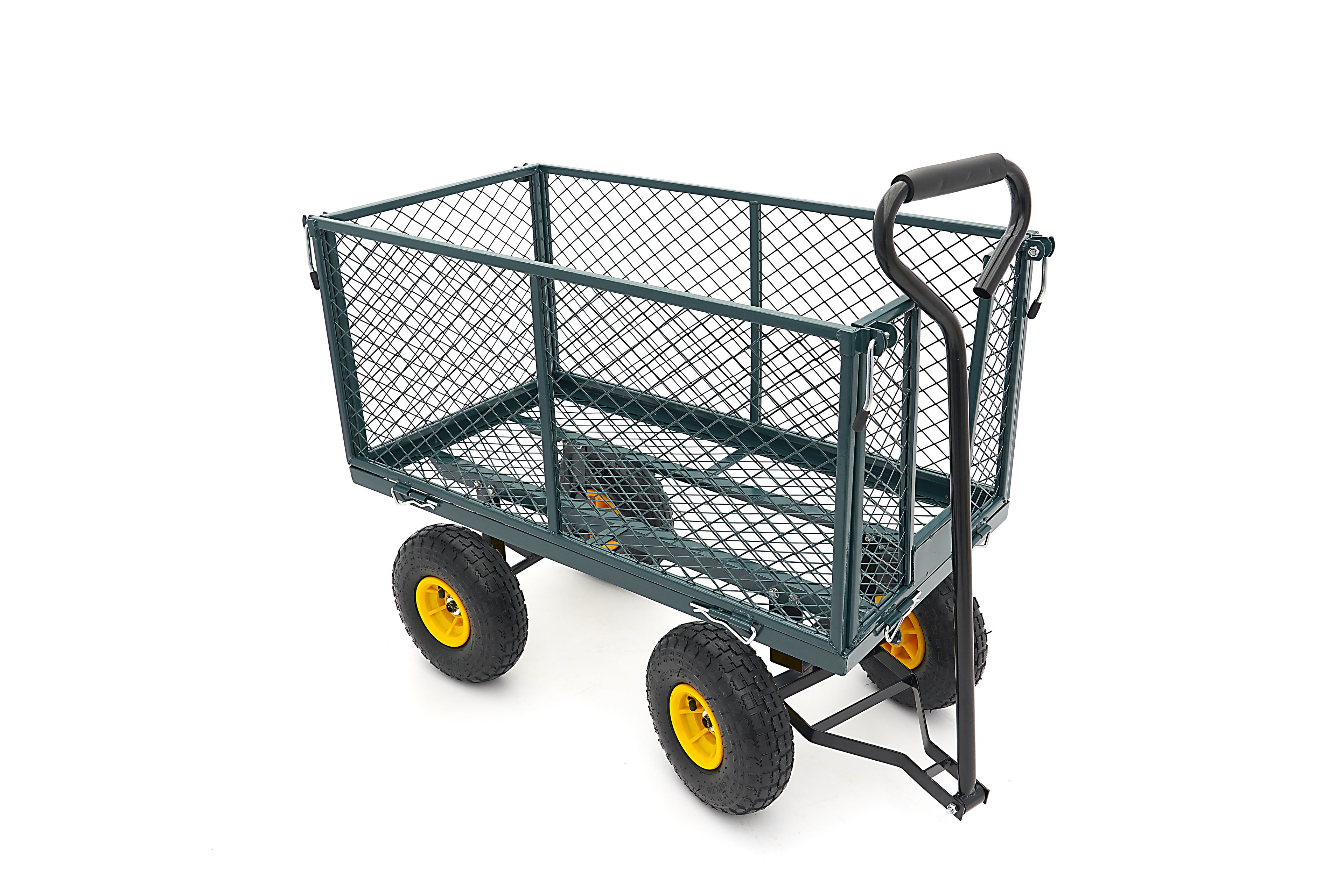 HBM 100 Kg Trolley, Bollard Trolley, Garden Cart With 86 x 46 x 38 cm Cargo Box Includes Canvas Bag Image 7