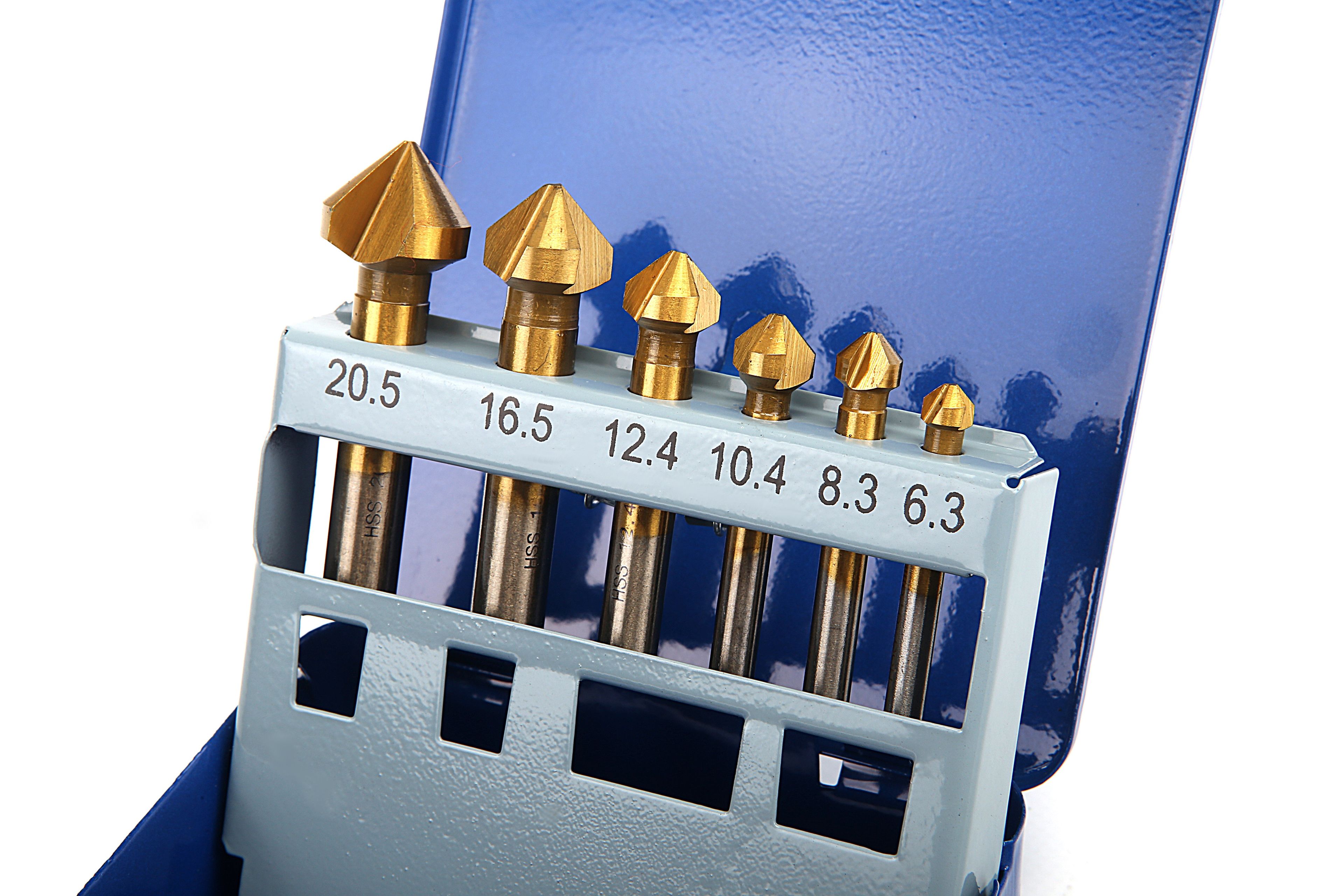 HBM 6 Delige HSS - TIN Verzinkfrezenset Image 2