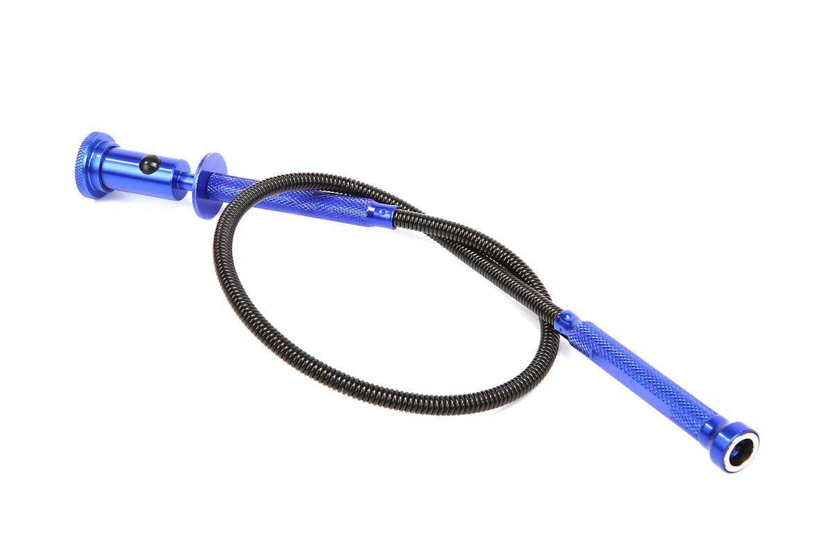 HBM 615 mm Pinza Flexible con Imán y Lámpara LED