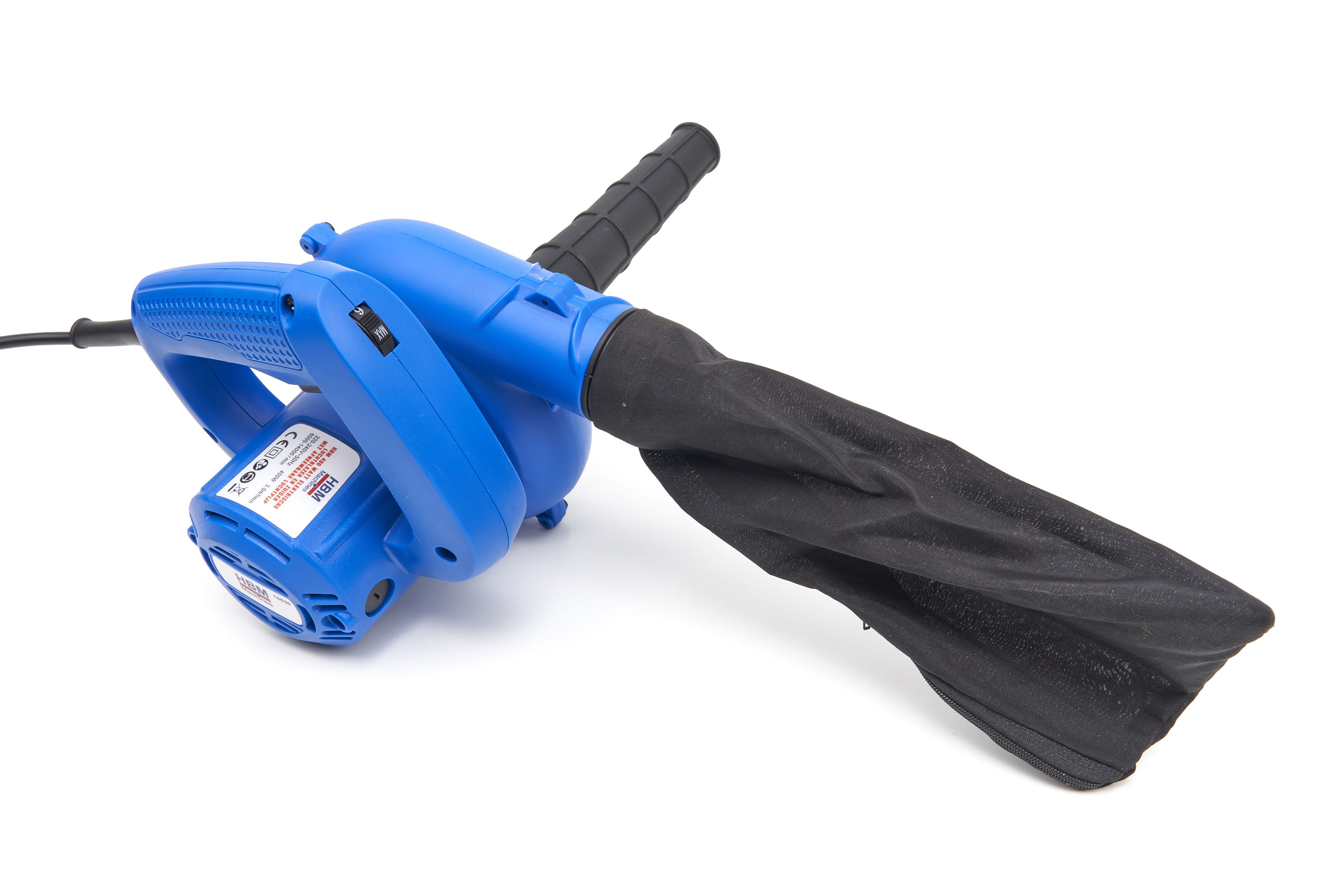 Soplador y aspirador eléctrico HBM de 400 vatios con tubo de aire desmontable Image 4