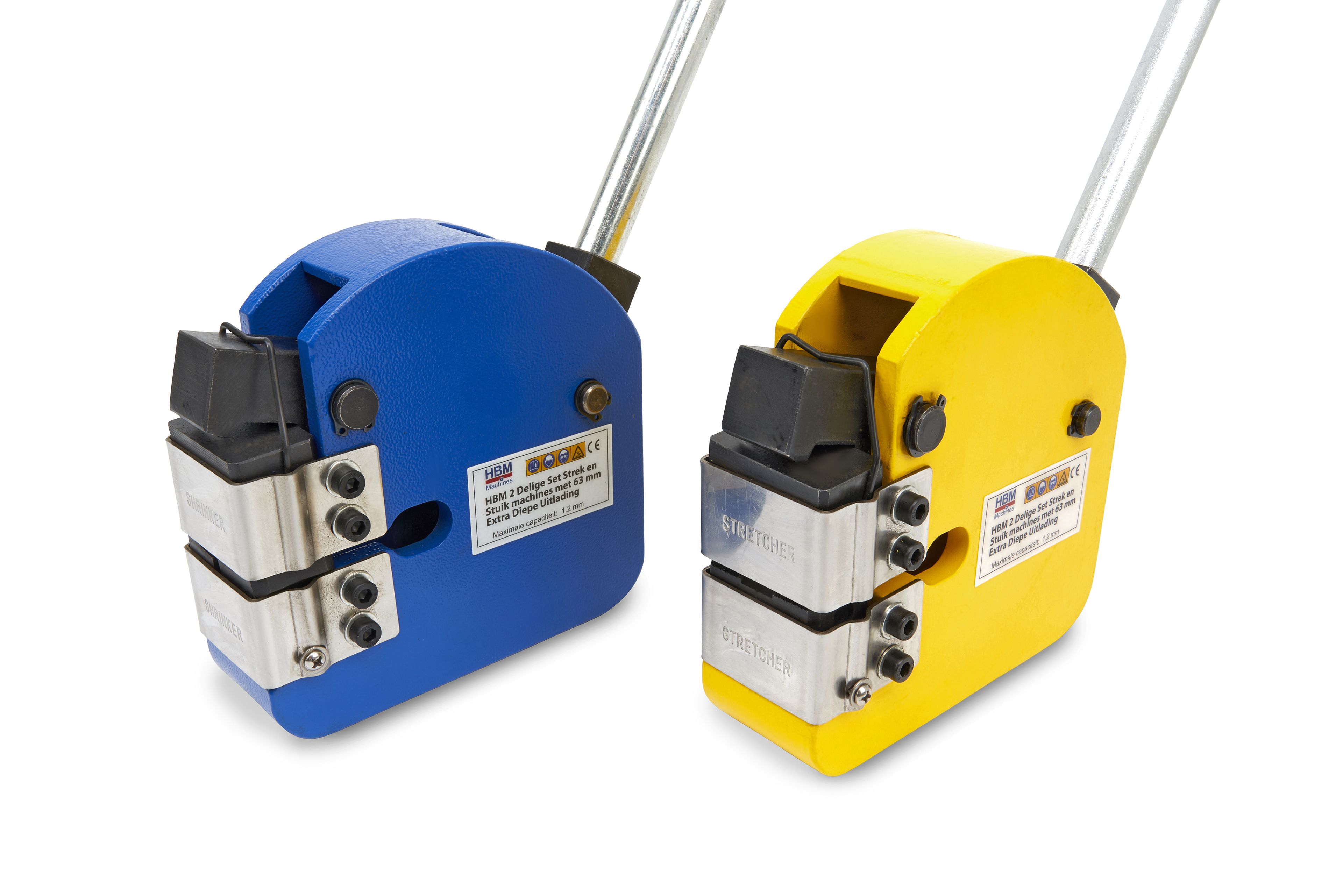 HBM 2er Set Streck- und Stauchmaschinen mit 63 mm extra tiefer Entladung Image 3